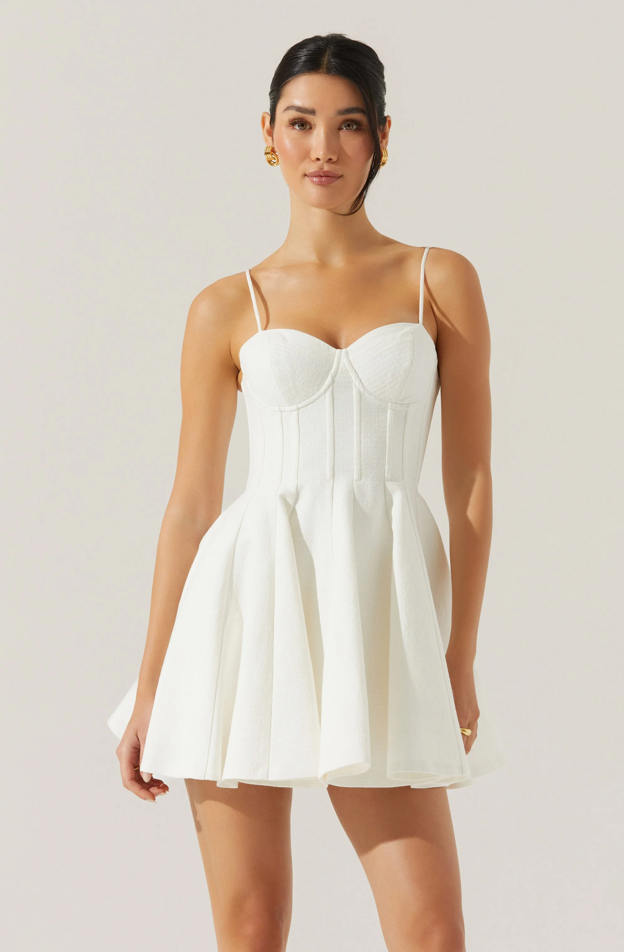 Fenna Textured Corset Mini Dress