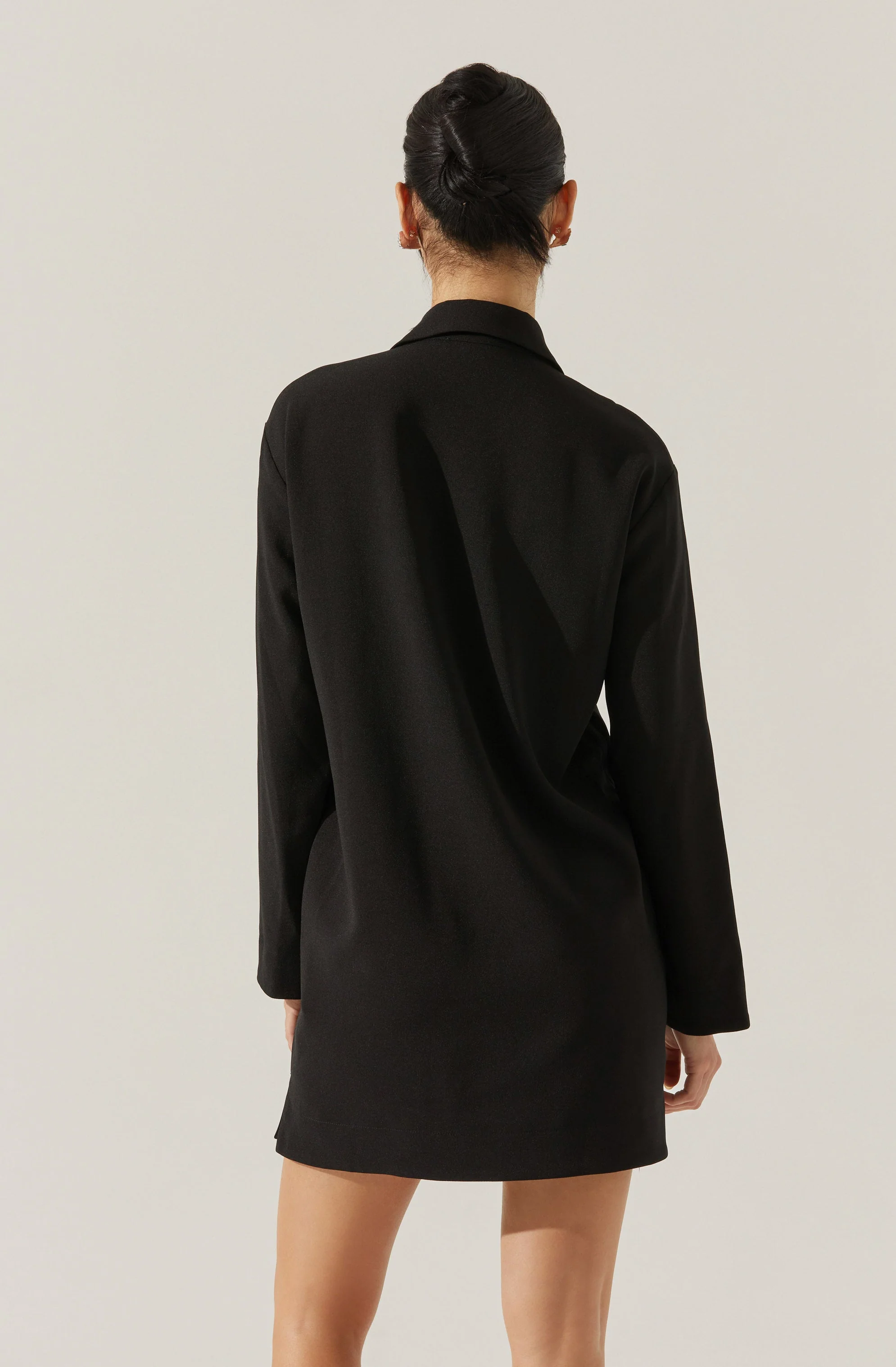 V-Neck Woven Mini Dress