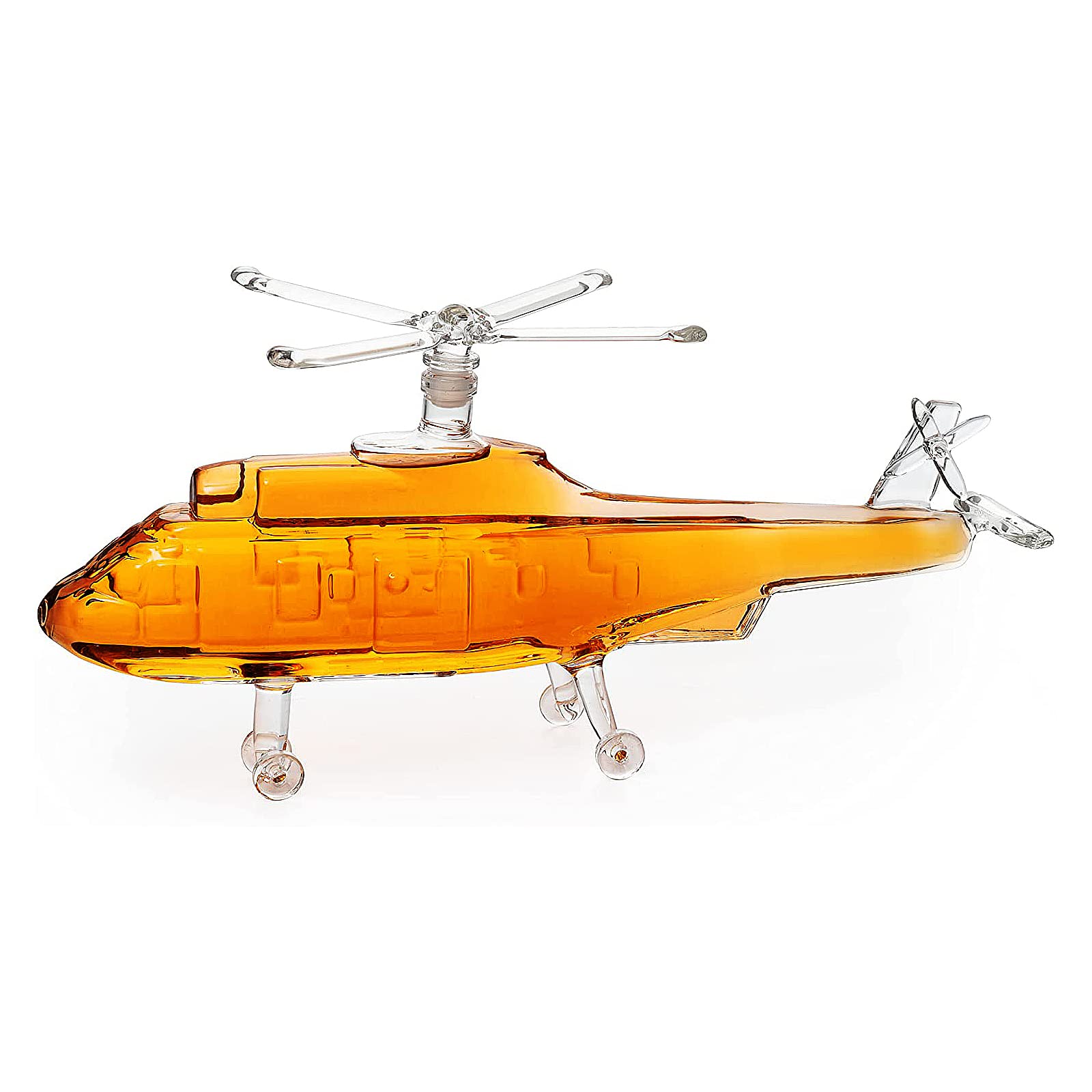 Helicopter whiskey decanter