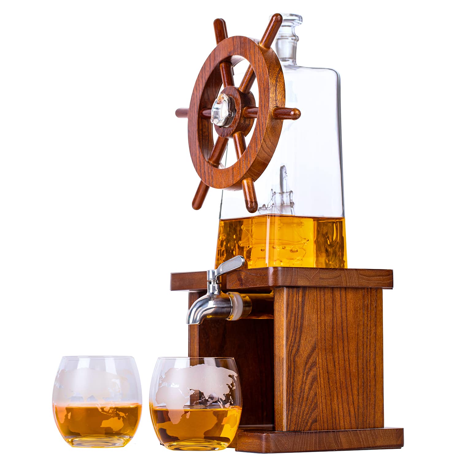 Rudder Whiskey Decanter Set