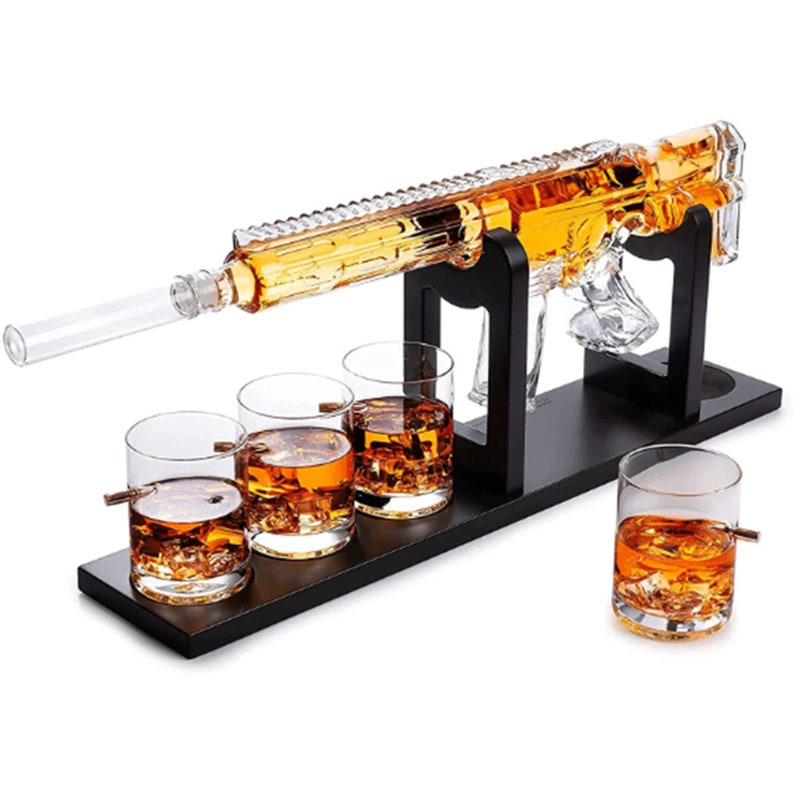 AR15 Whiskey Decanter Set