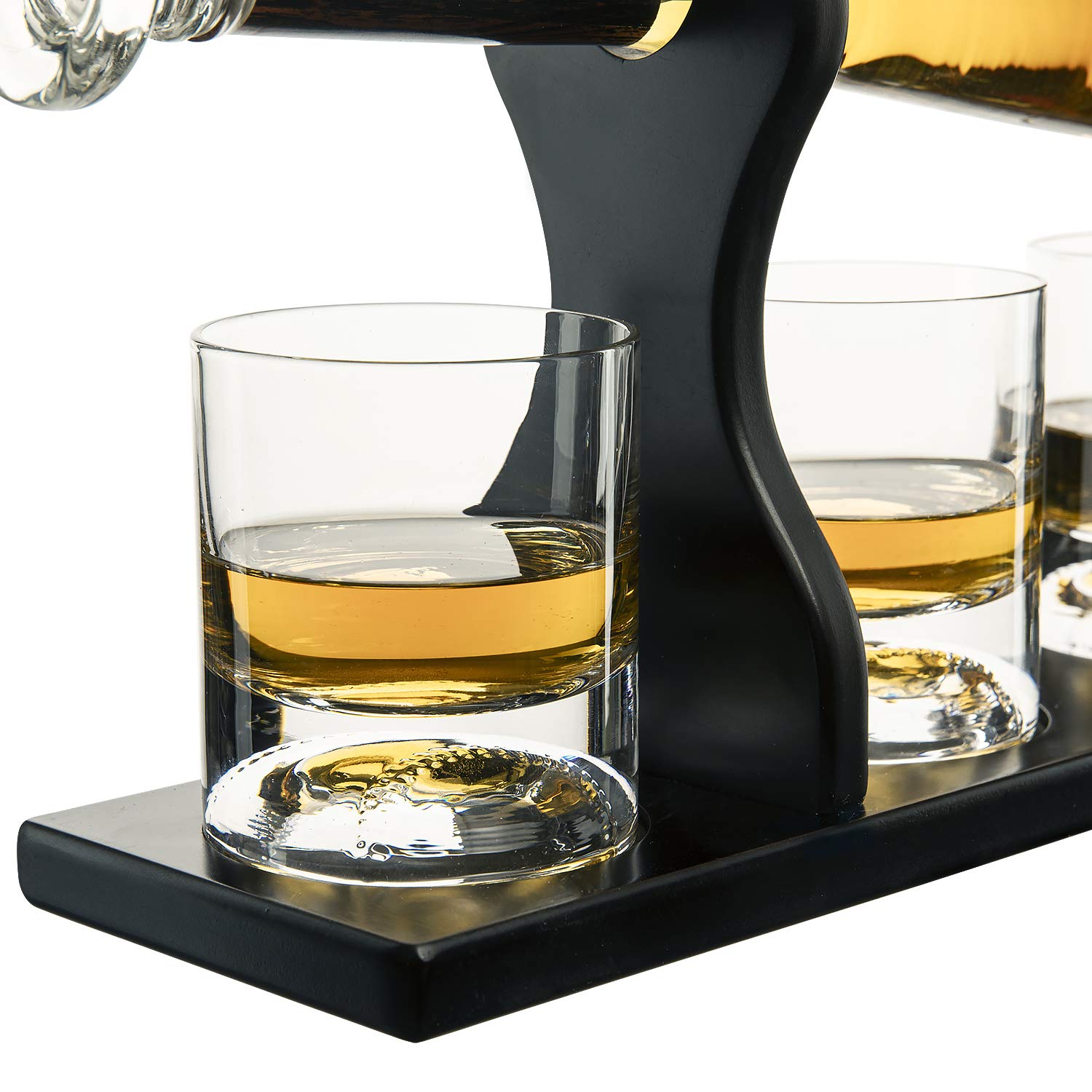 Baseball bat whiskey decanter