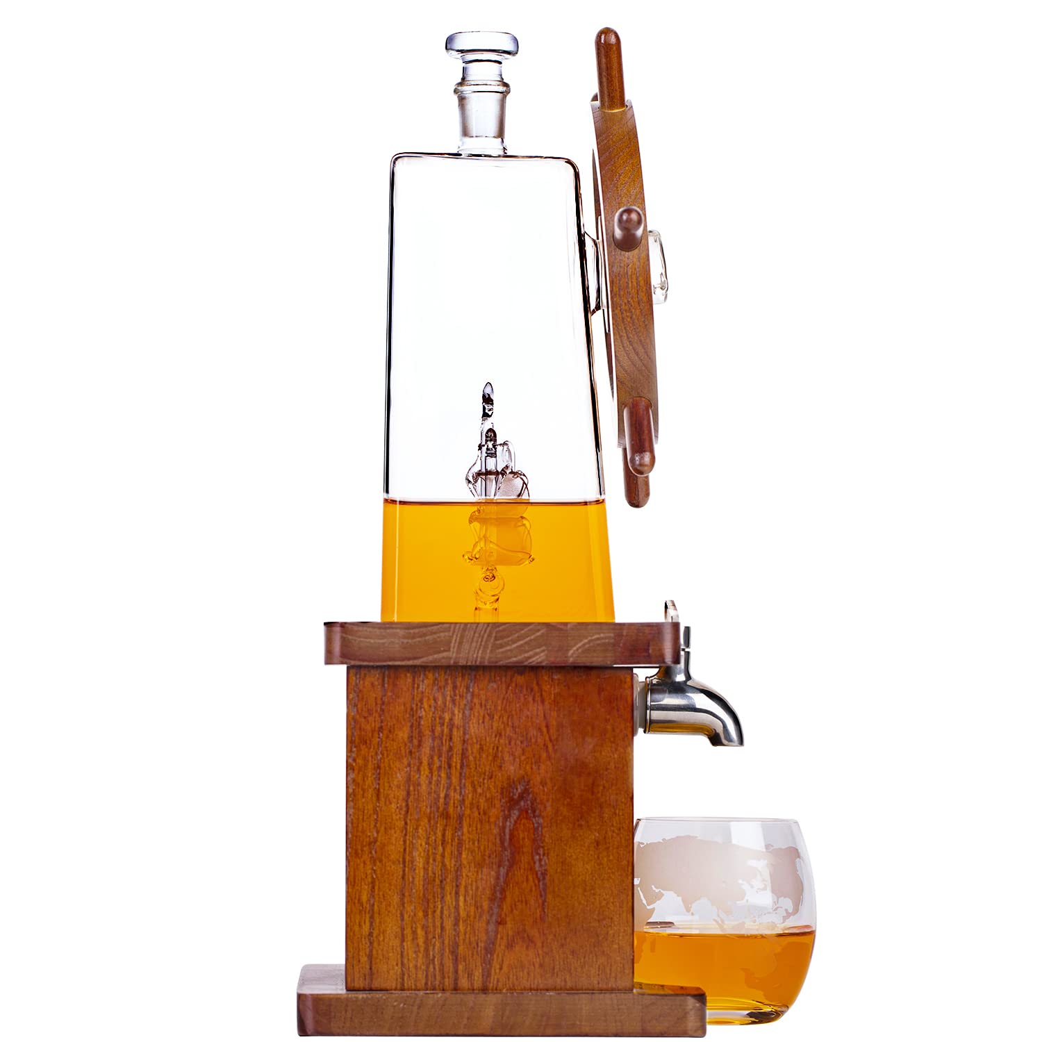 Rudder Whiskey Decanter Set