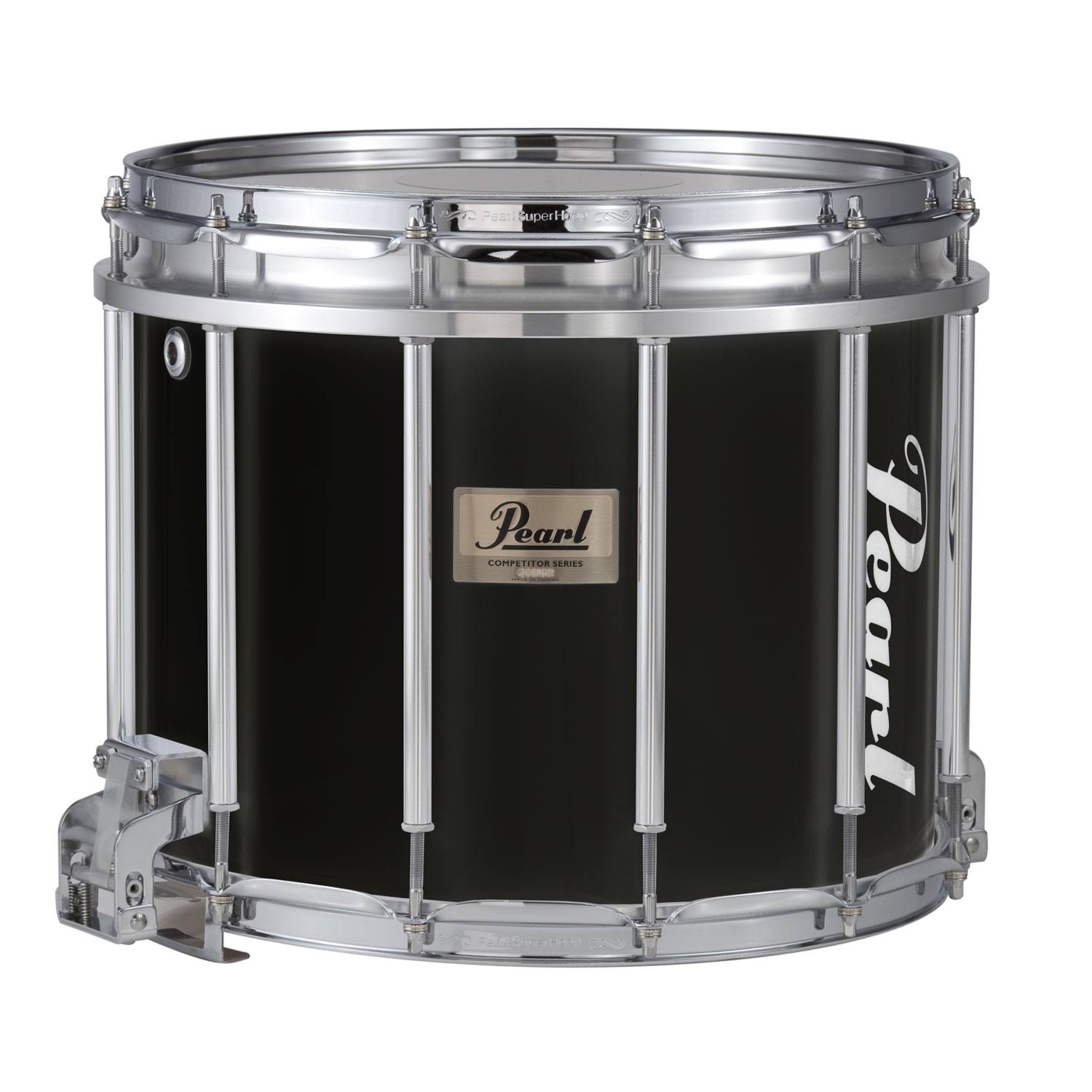 Pearl Competitor HighTension Marching Snare Drum Midnight Black 13 x