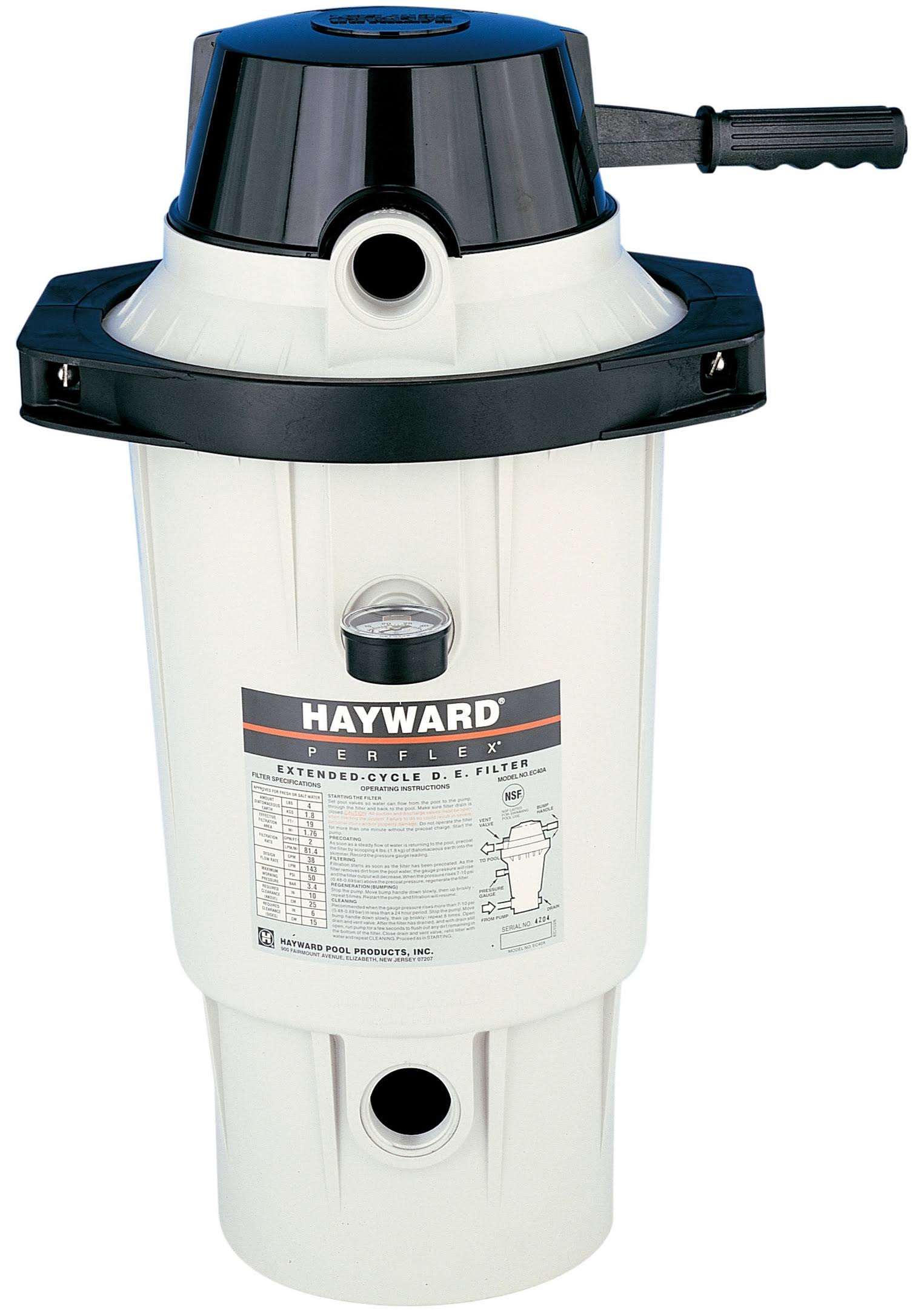 Hayward Above Ground Perflex Extended Cycle de Filter, EC50 Tank Only