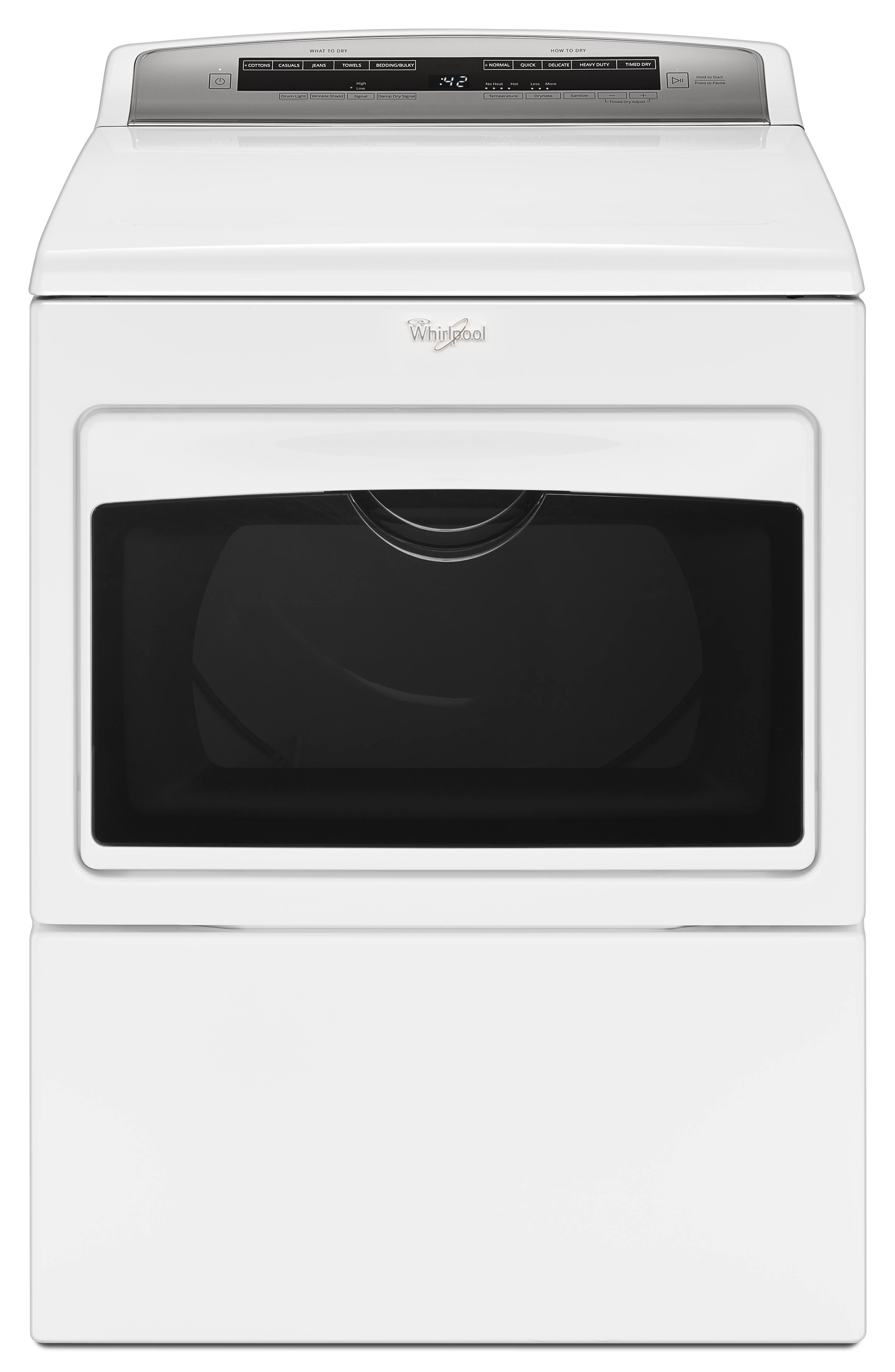 Whirlpool WGD7500GW FrontLoading Gas Dryer White itusts