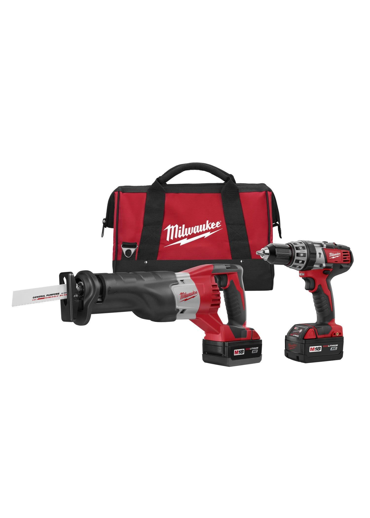 Milwaukee 269422 M18 Cordless LithiumIon 2Tool Combo Kit itusts