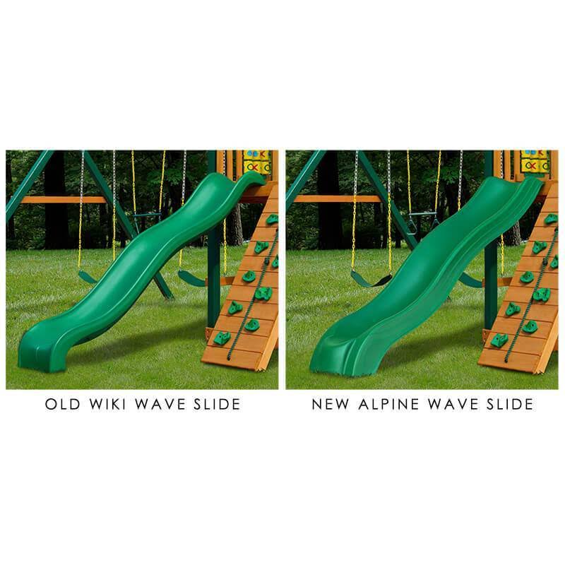 Gorilla Playsets Great Skye I Swing Set, Deluxe Green Vinyl Canopy itusts