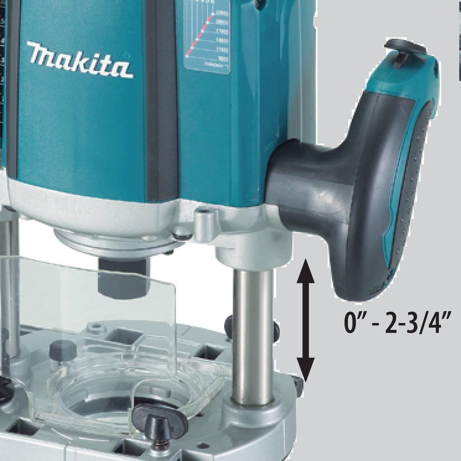 Makita RP2301FC 31/4 HP Plunge Router itusts