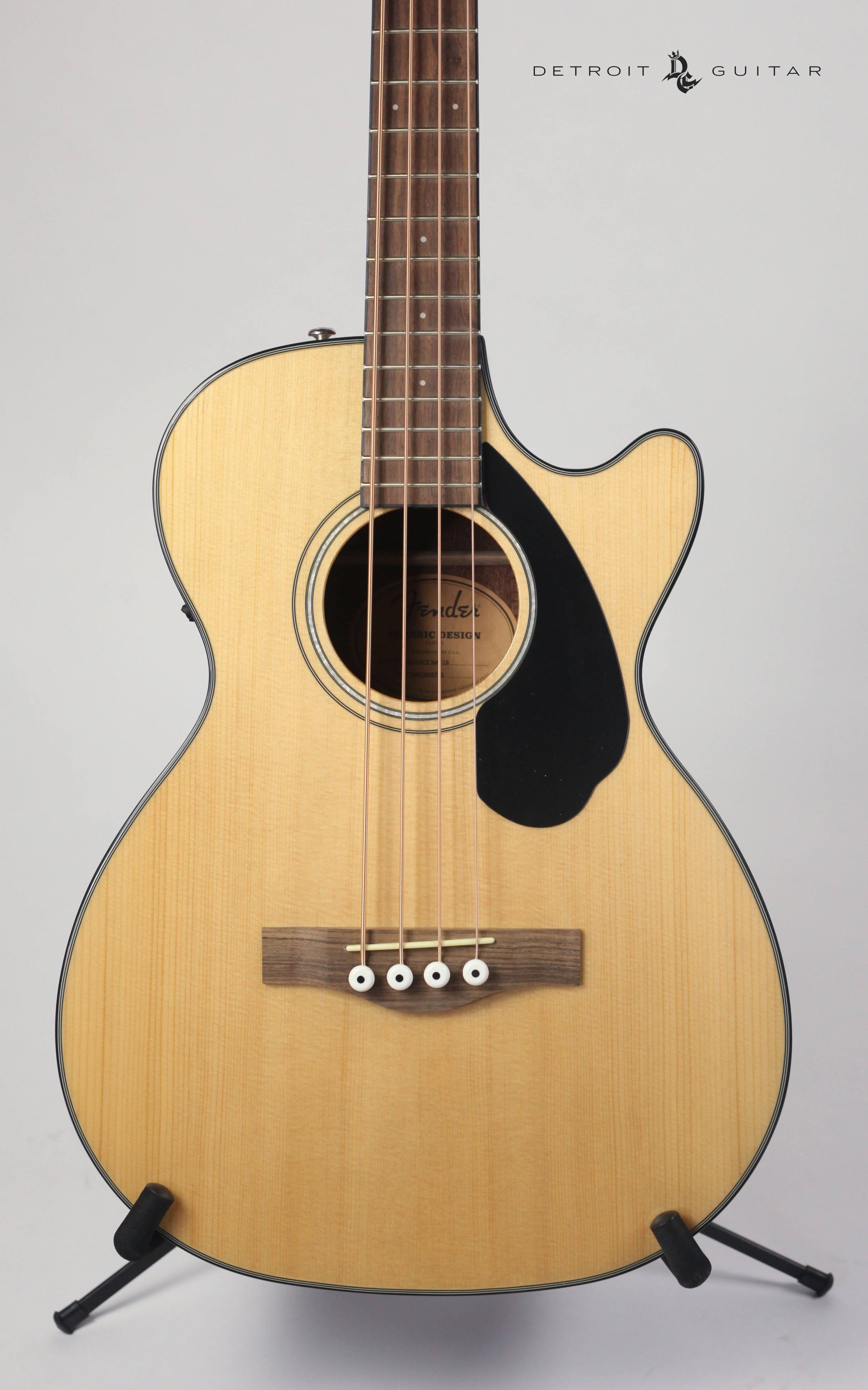 Fender Cb 60sce Acoustic Bass Natural Itusts