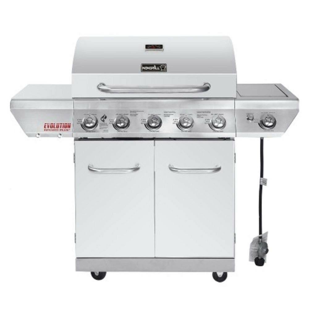 Nexgrill Evolution 5Burner Propane Gas Grill Stainless Steel Burner