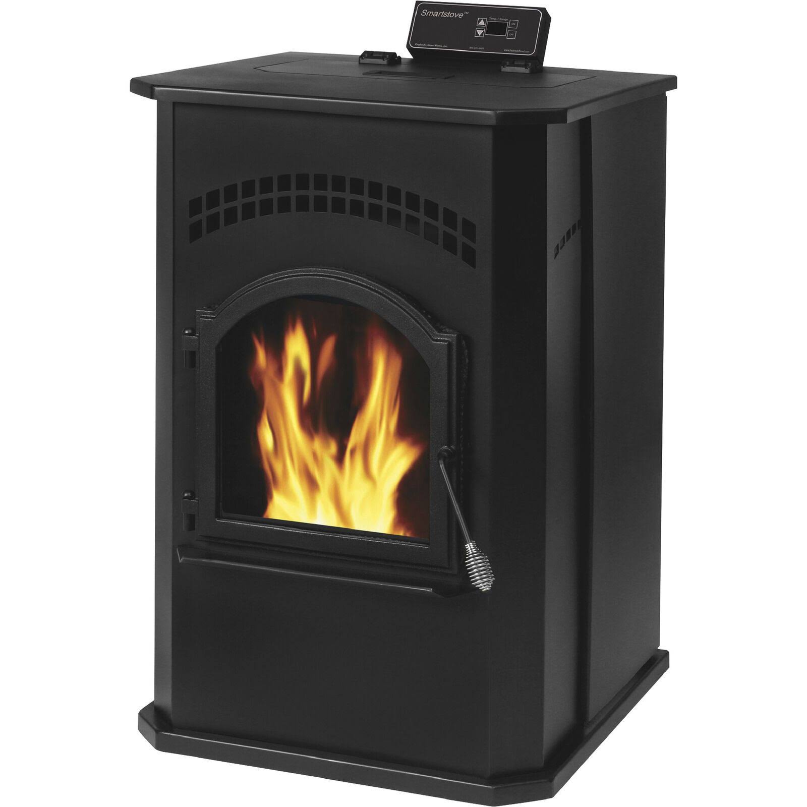 England's Stove Works Smart 2,200 Sq. ft. Direct Vent Pellet Stove itusts