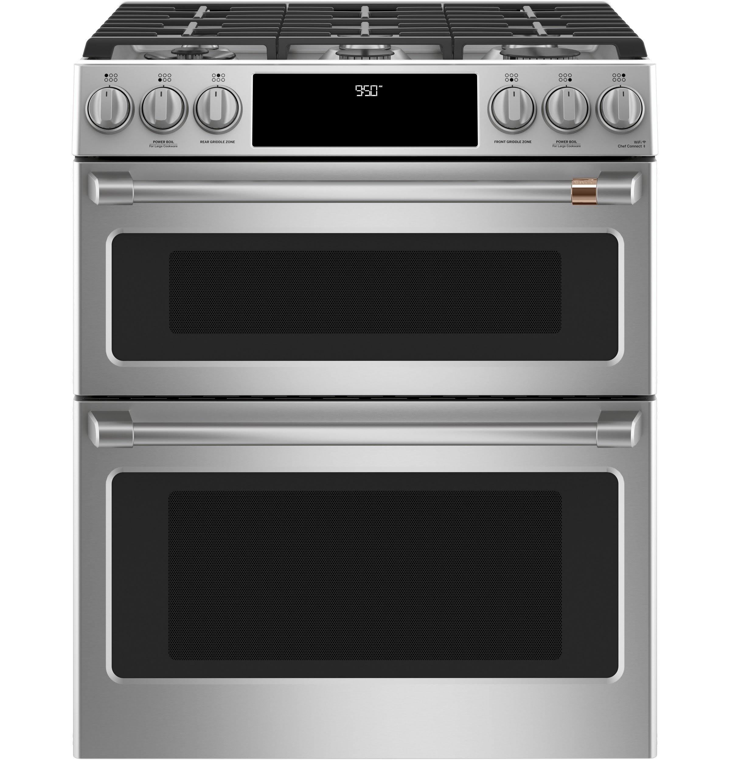 Cafe 30" Slidein Dual Fuel Range Stainless Steel C2S950P2MS1 itusts