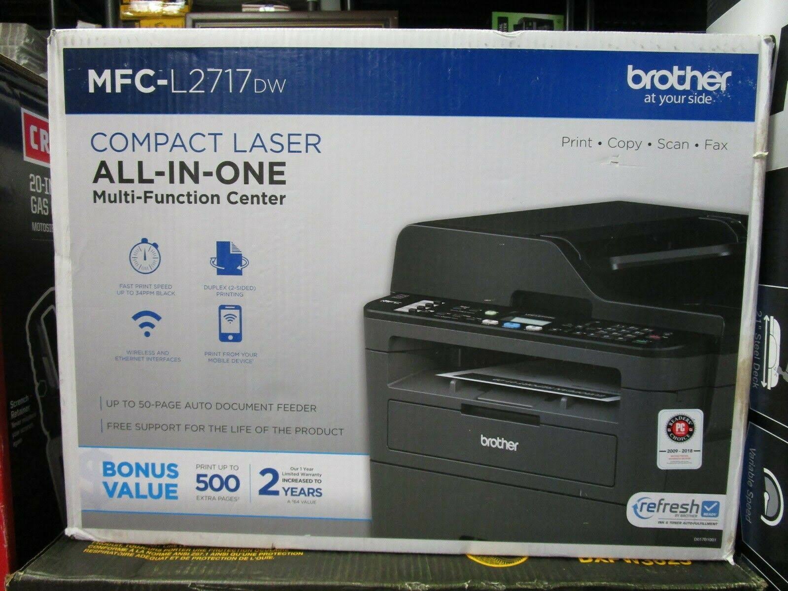 Brother MFCL2717DW Monochrome Compact Laser AllinOne Printer itusts