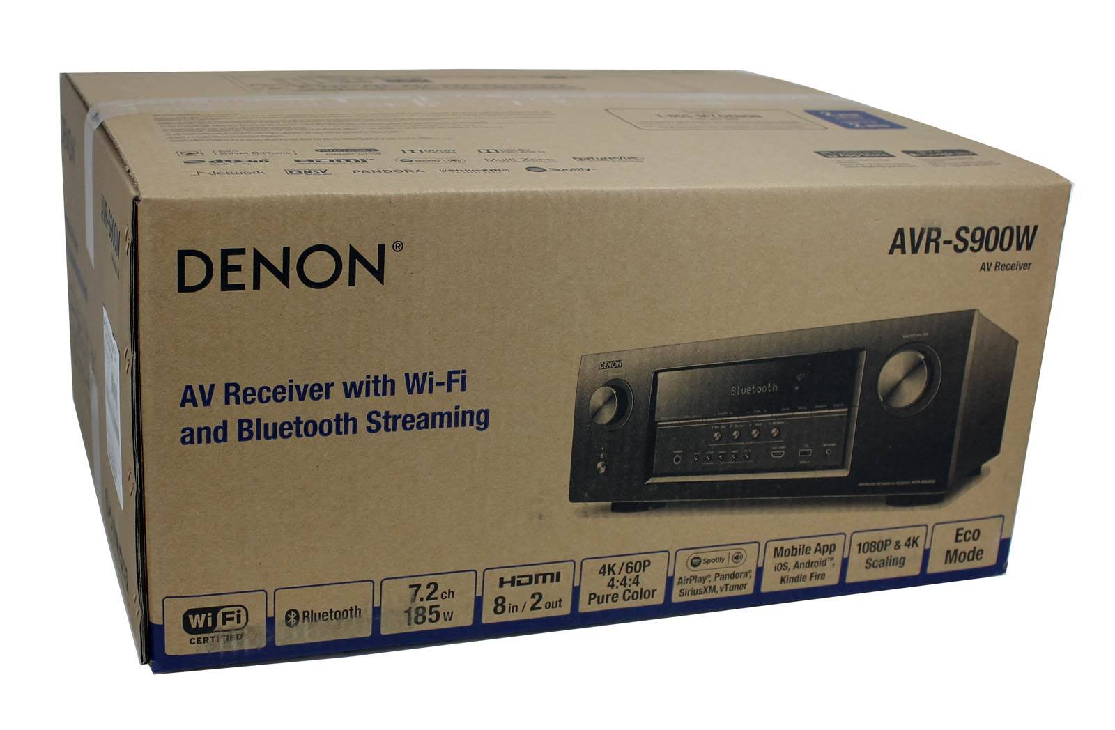 Denon AVR S900W 7.1 Channel AV Network Receiver Black atttf