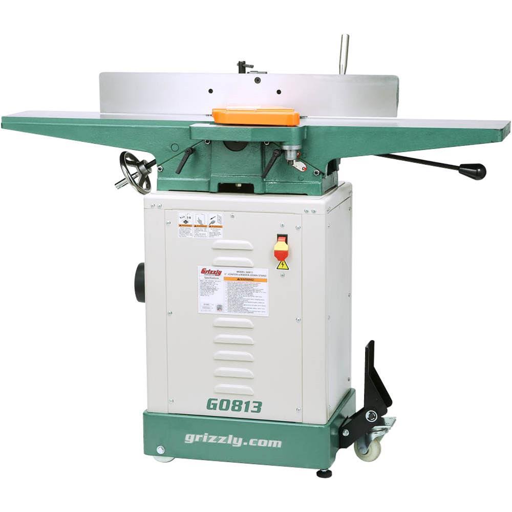 Grizzly Industrial G0813 6 inch x 48 inch Jointer with Economy Stand ...