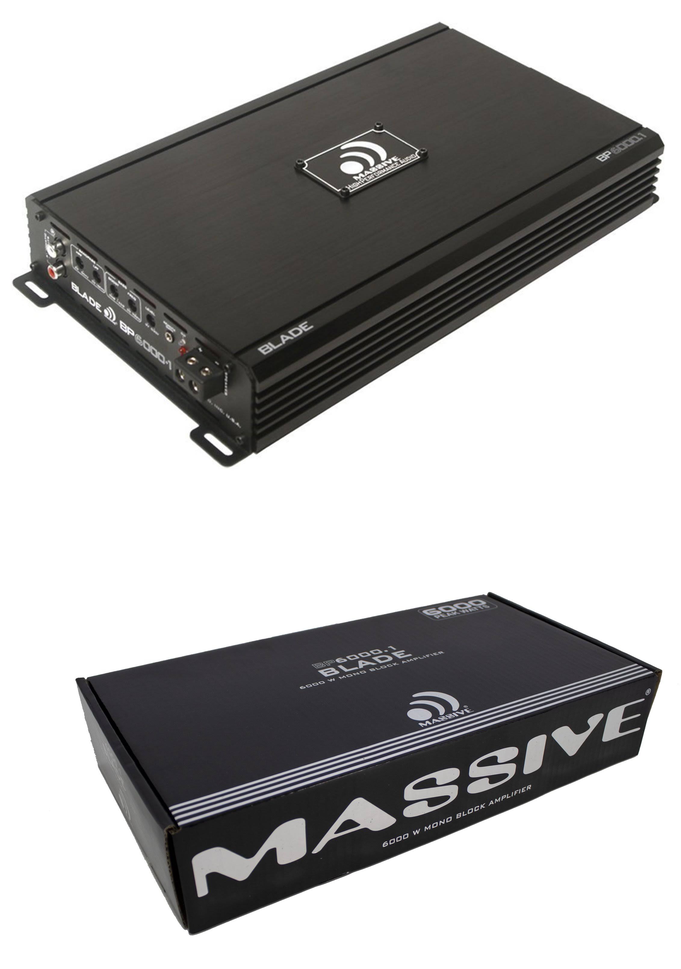 Massive Audio Amplifier 6000W Blade BP Series MONOBLOCK ClassD Car BP6000.1 itusts