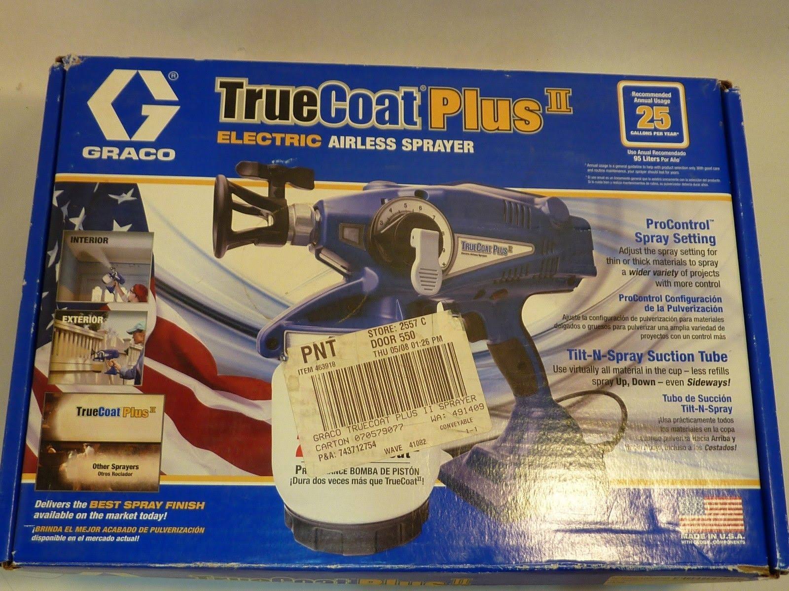 Graco TrueCoat Plus II Electric Corded Airless Paint Sprayer itusts