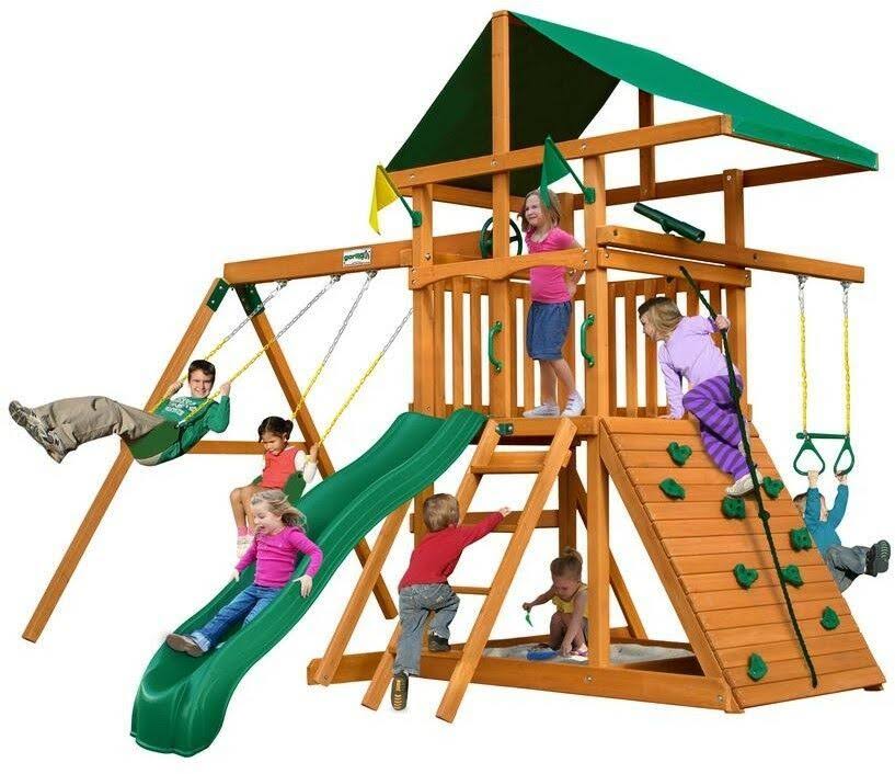 Gorilla Playsets Outing III Cedar Playset itusts