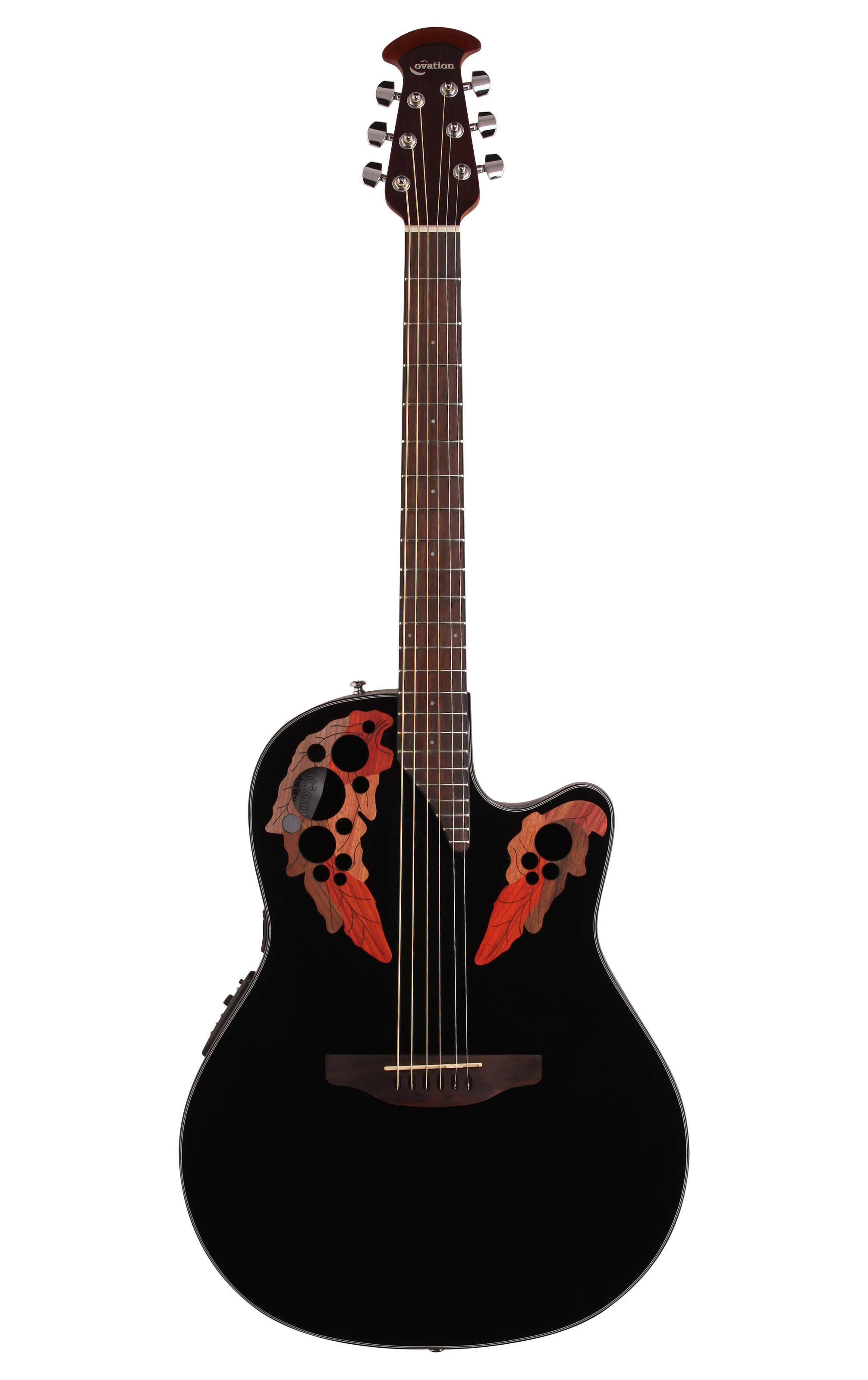 Ovation Celebrity Elite AcousticElectric Guitar Black atttf