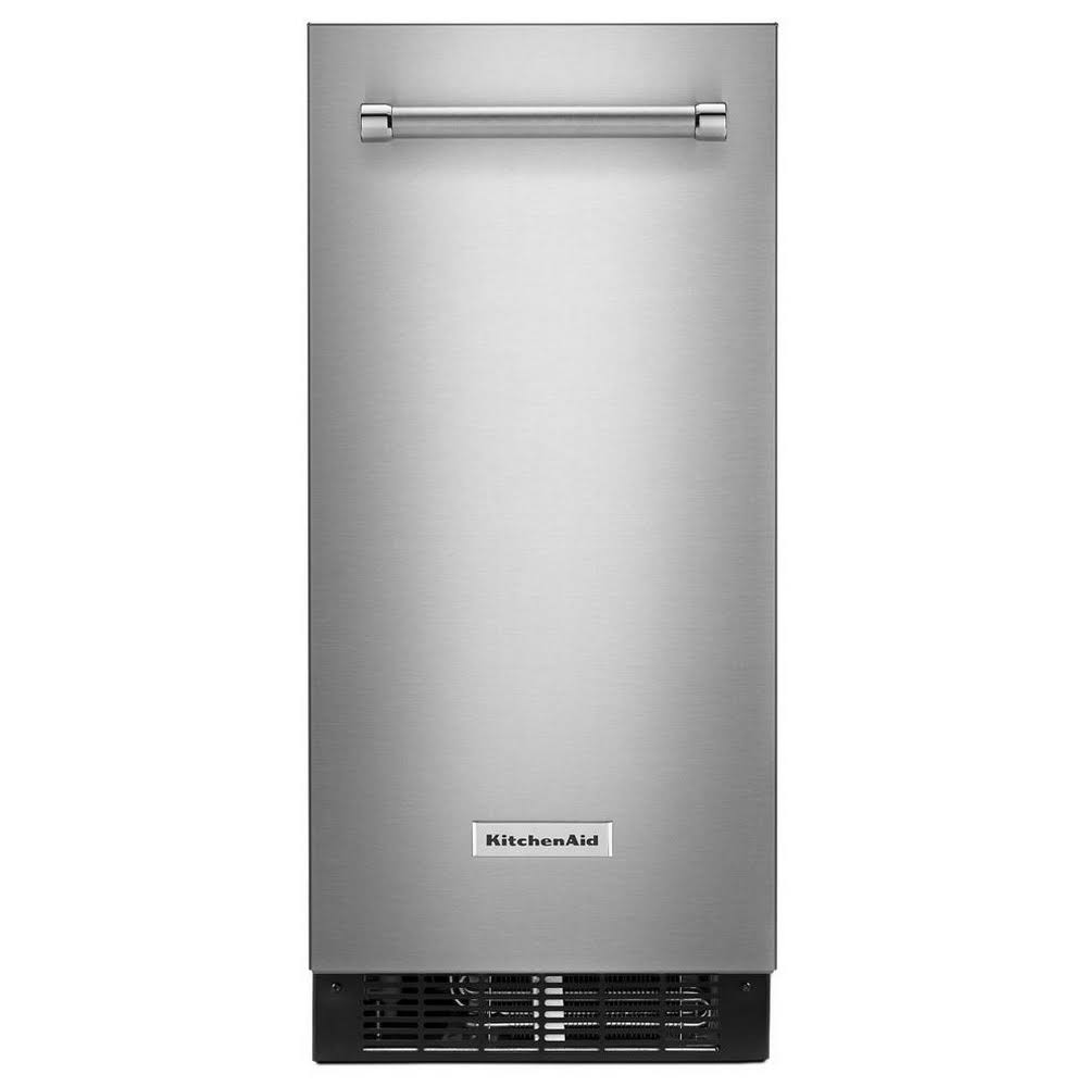 KitchenAid 15" Automatic Ice Maker with PrintShield Stainless Finish itusts