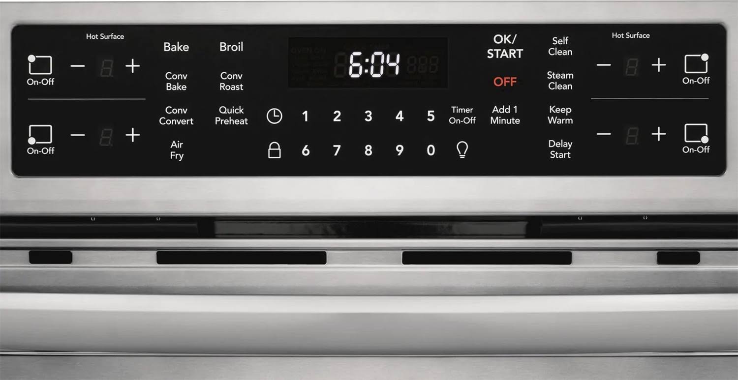 Frigidaire Gallery FGIH3047VF 30 Front Control Induction Range with Air Fry Stainless Steel