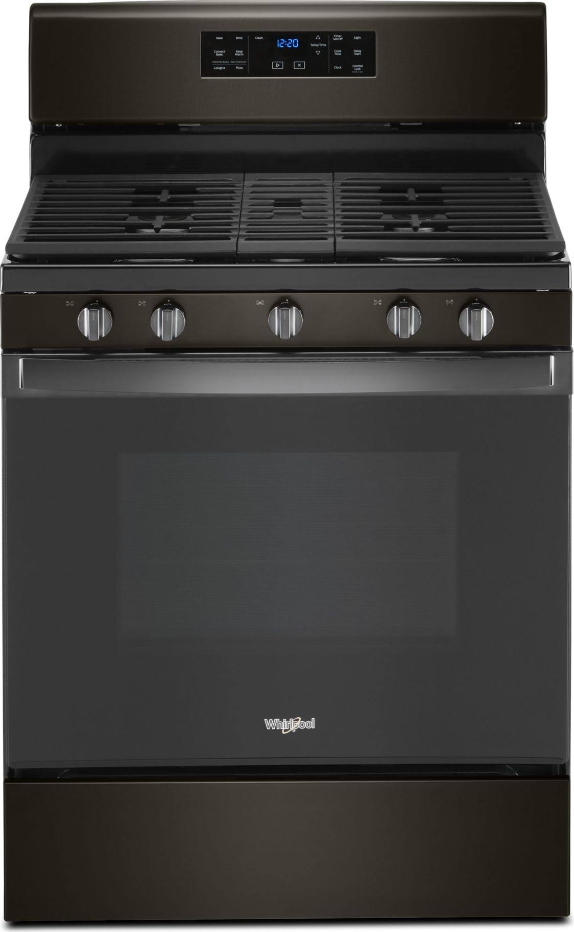 Whirlpool 5.0 Cu. ft. Black Stainless Gas Convection Oven - itusts