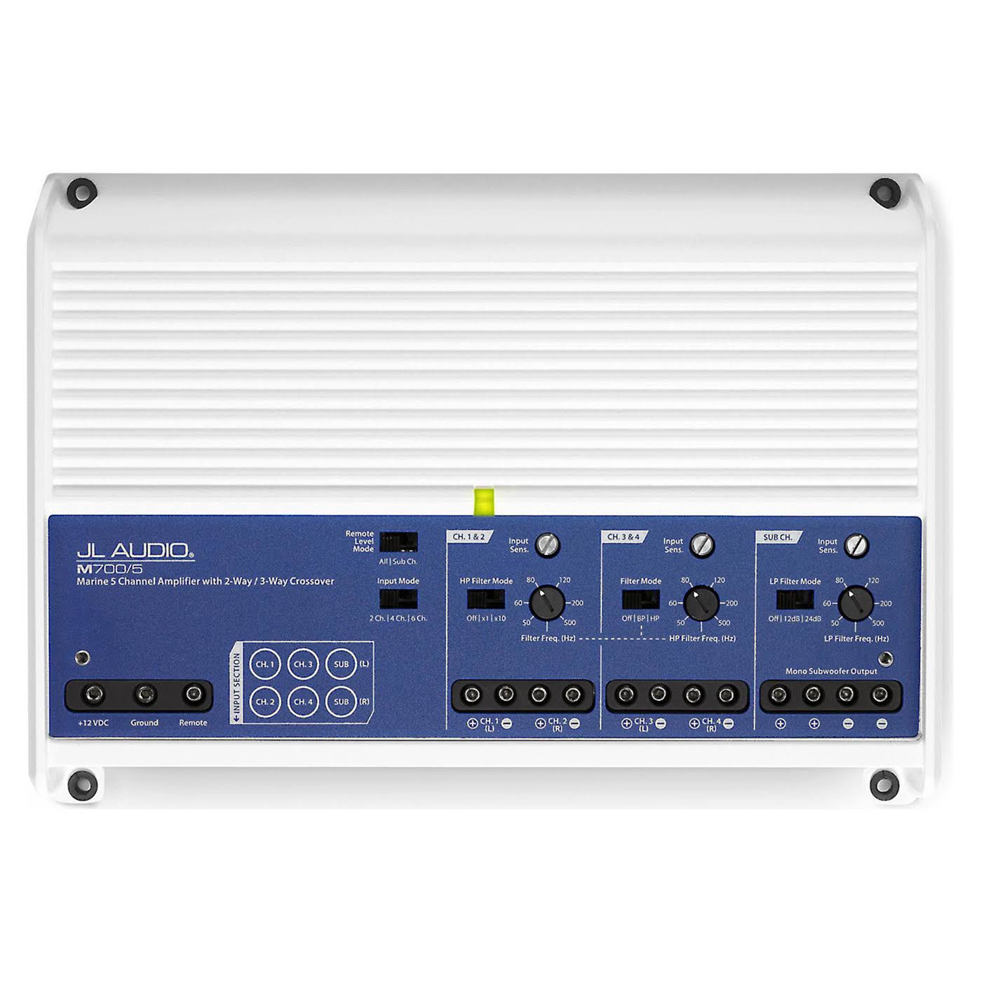 JL Audio M700/5 5Channel Class D Marine Amplifier itusts