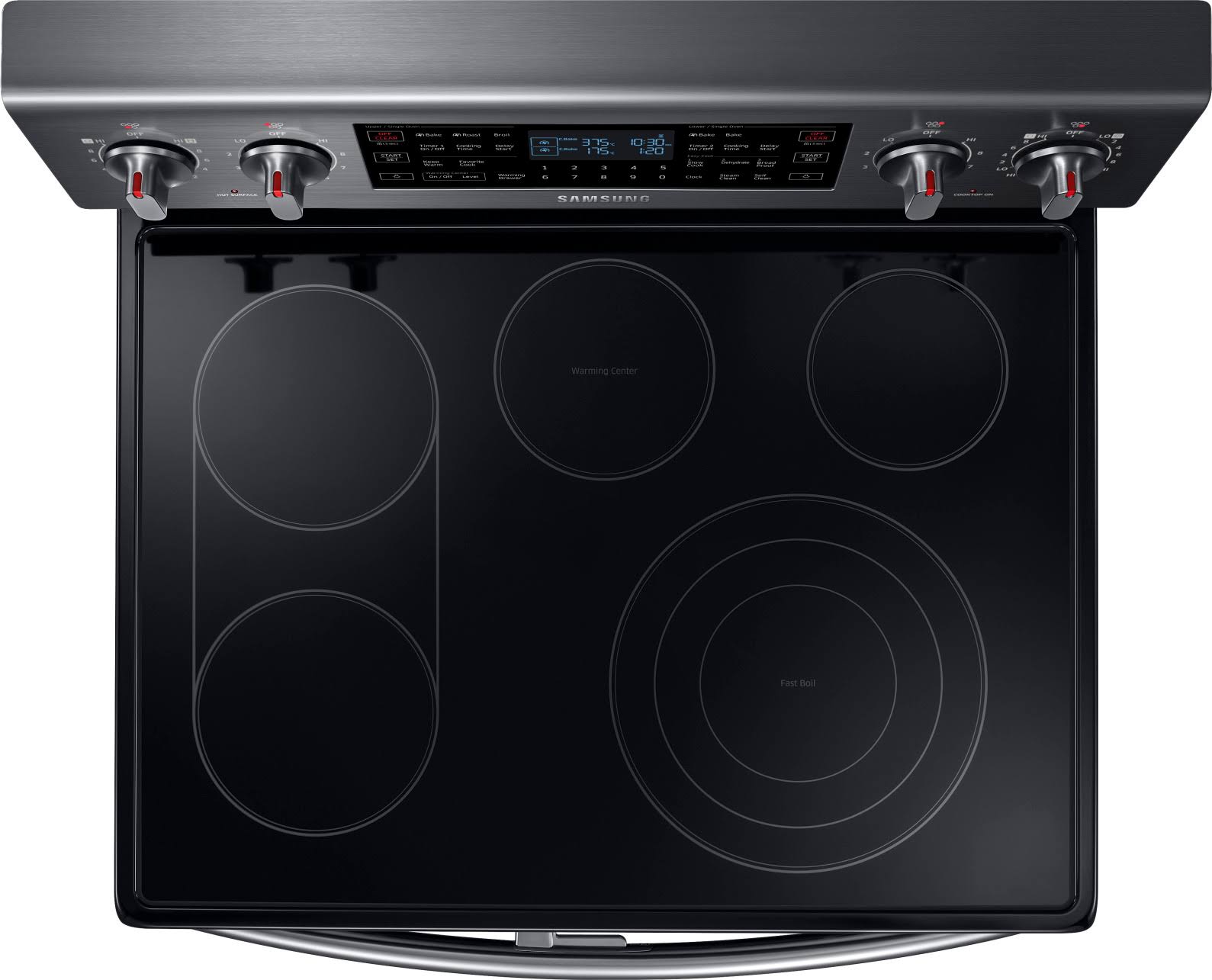 Samsung 5.9 Cu. ft. Flex Duo Electric Range Black Stainless itusts