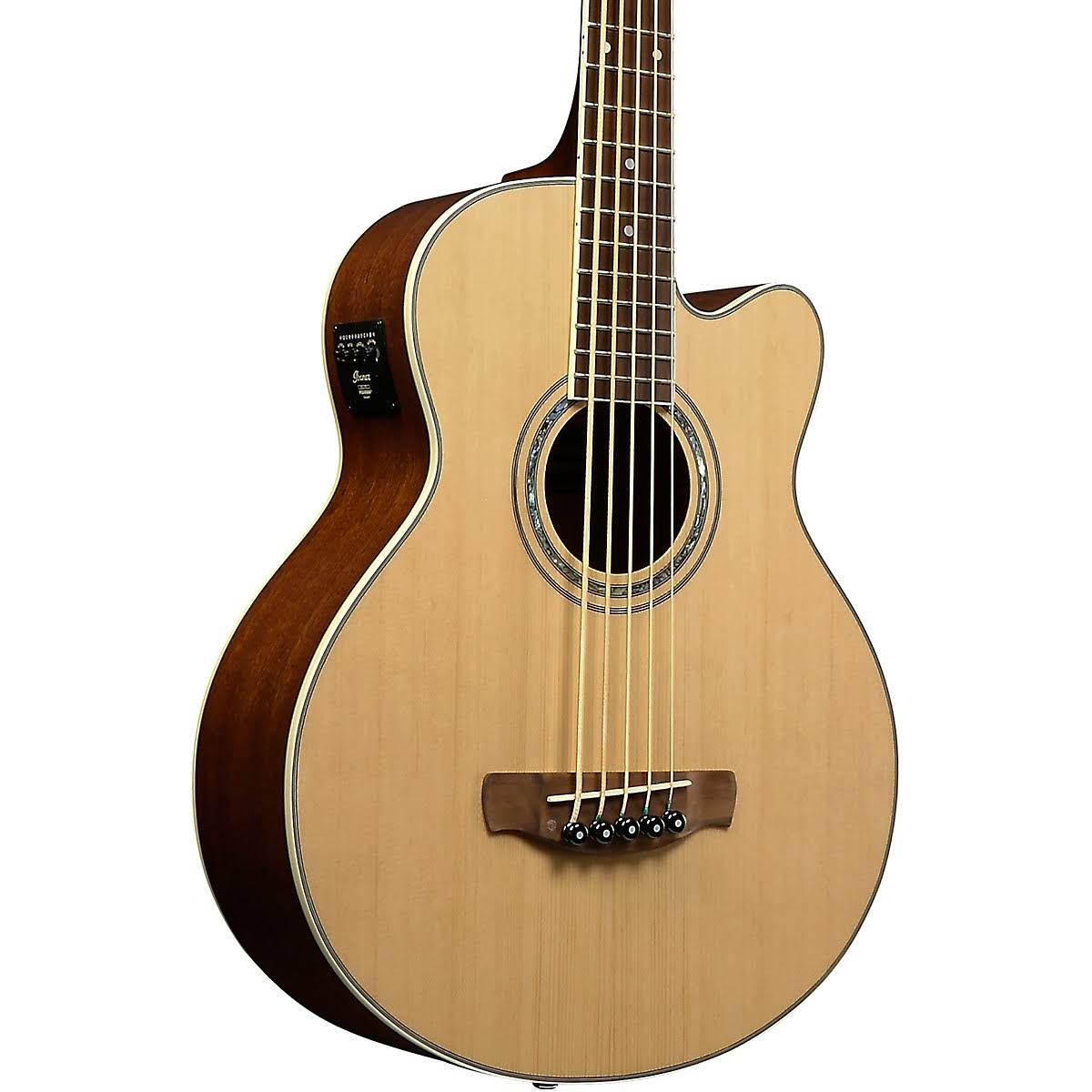 Ibanez AEB105E AcousticElectric 5String Bass Gloss Natural atttf