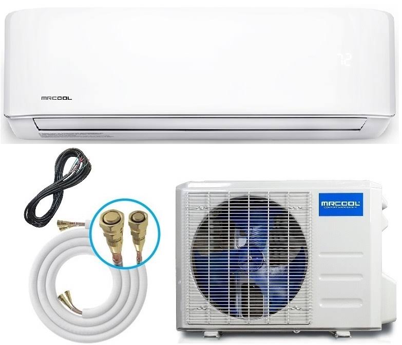 MRCOOL E Star DIY 3rd Gen 24K BTU 20 SEER Ductless Mini-Split Heat Pump ...