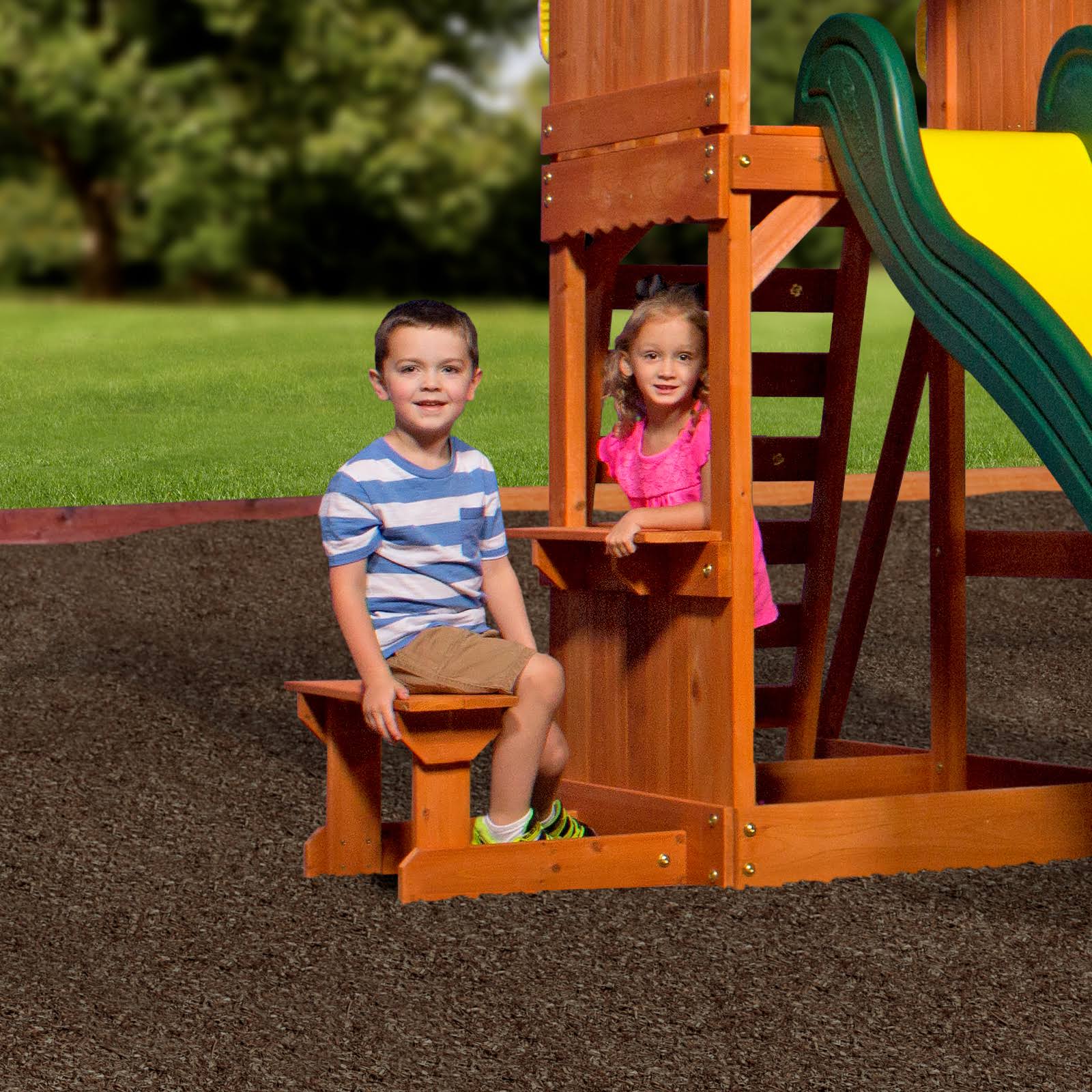 Backyard Discovery Weston Cedar Swing Set itusts