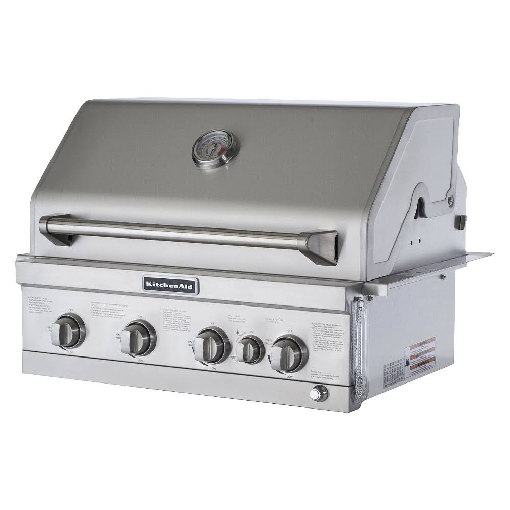 KitchenAid 7400780 Propane Gas Island Grill Head with 4 Burners
