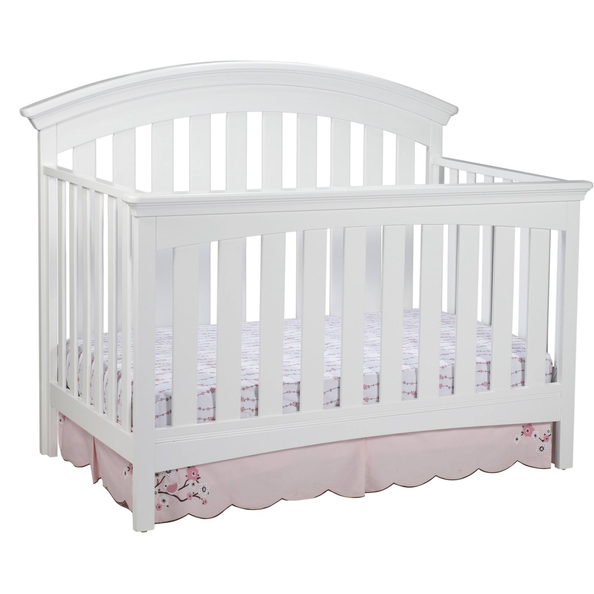 Delta Children Bentley 4in1 Convertible Crib (White) atttf