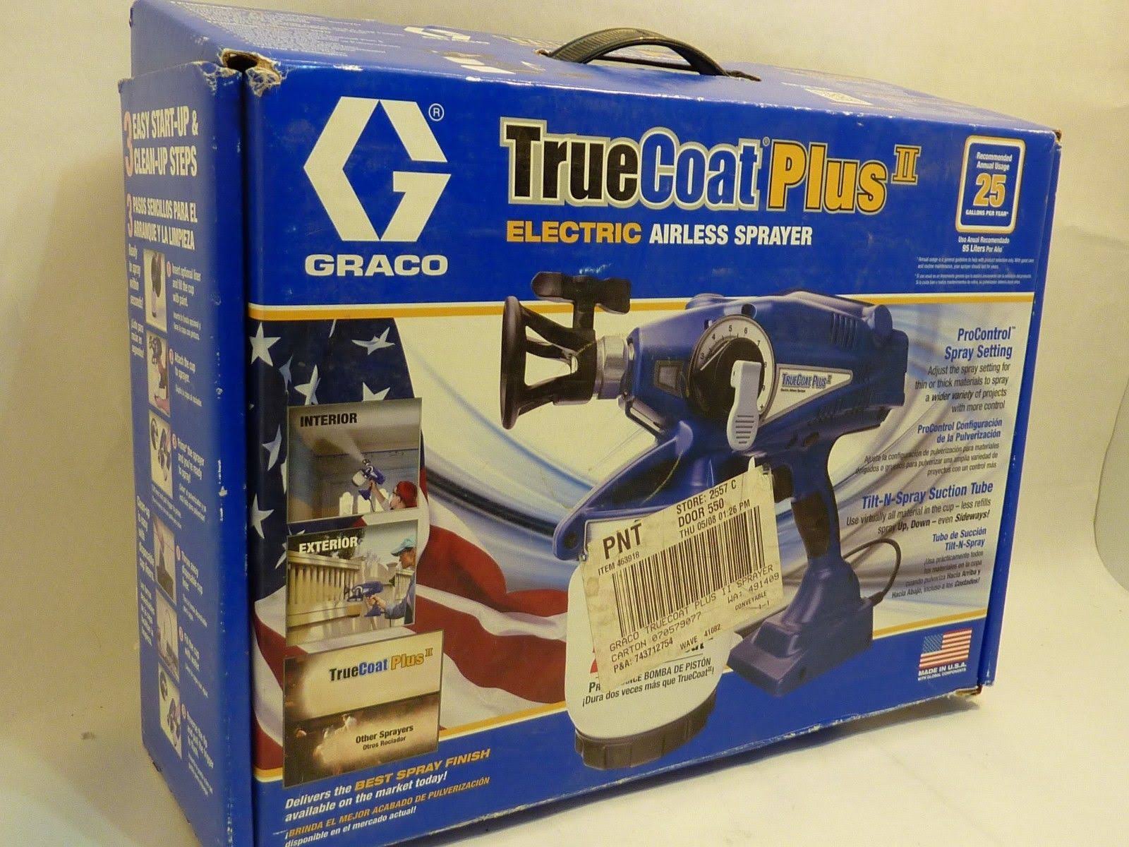 Graco TrueCoat Plus II Electric Corded Airless Paint Sprayer itusts