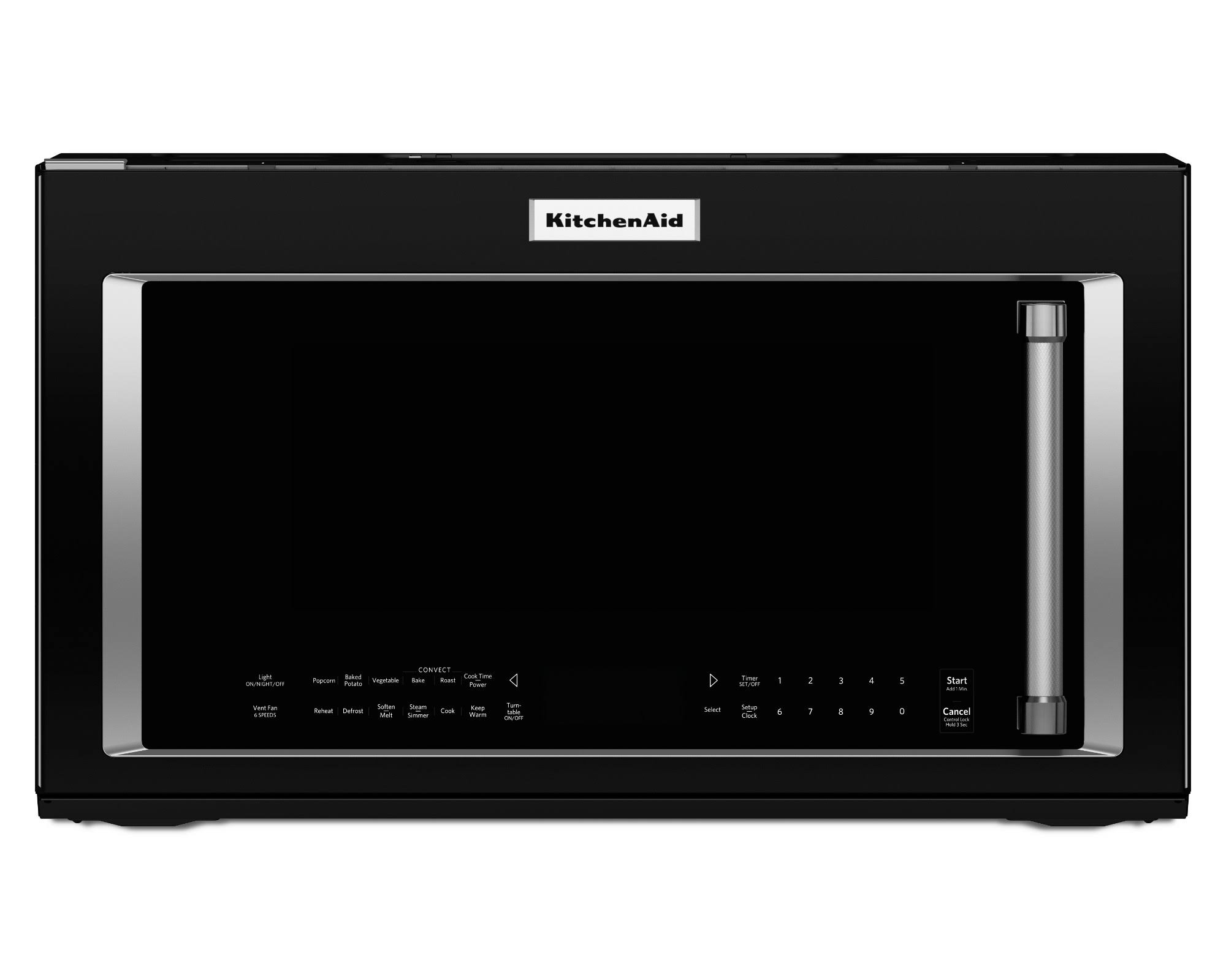 KitchenAid KMHC319EBL 1000W BuiltIn Convection Microwave Hood Combo