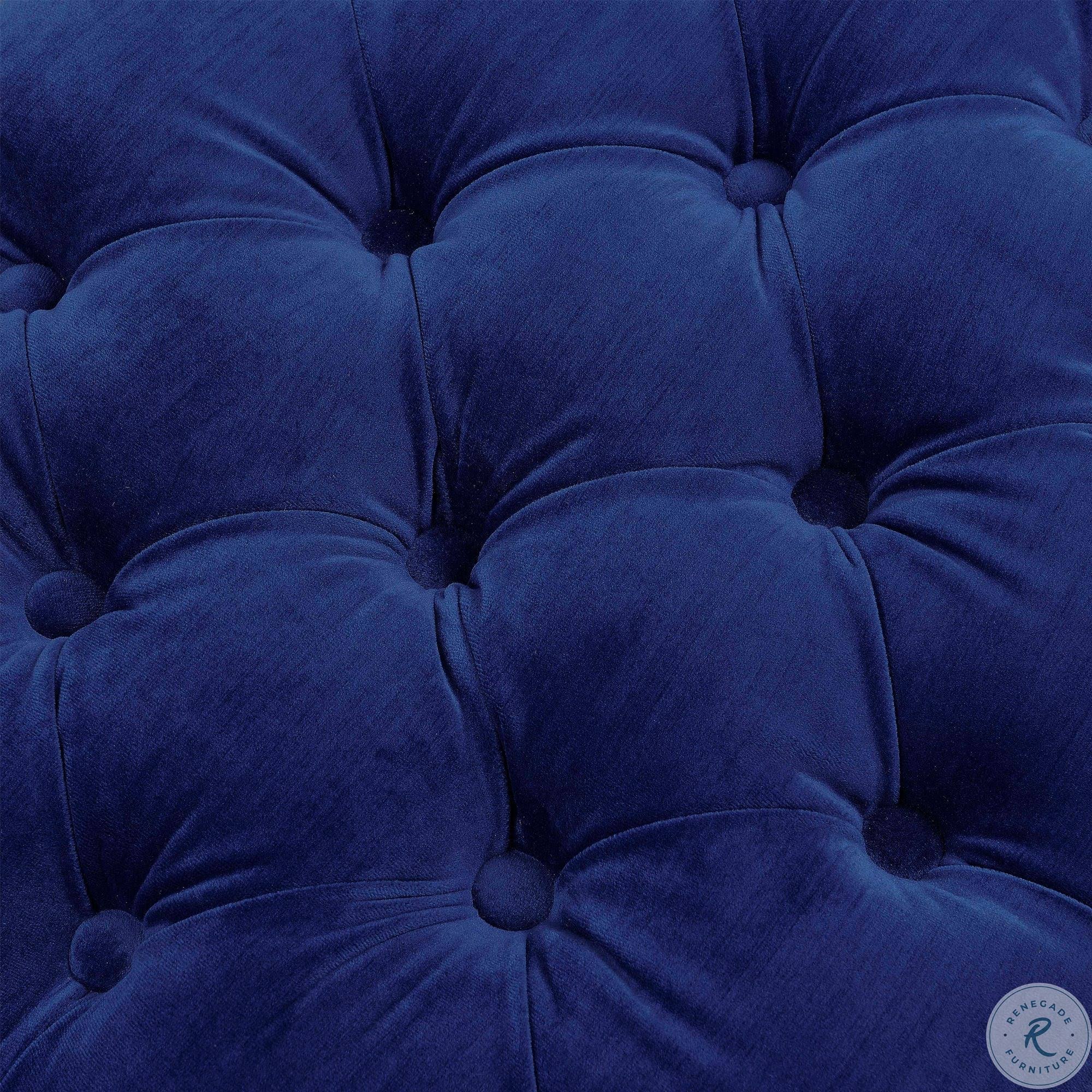 Picket House Furnishings Carson Shoe Storage Bench, Navy Blue itusts