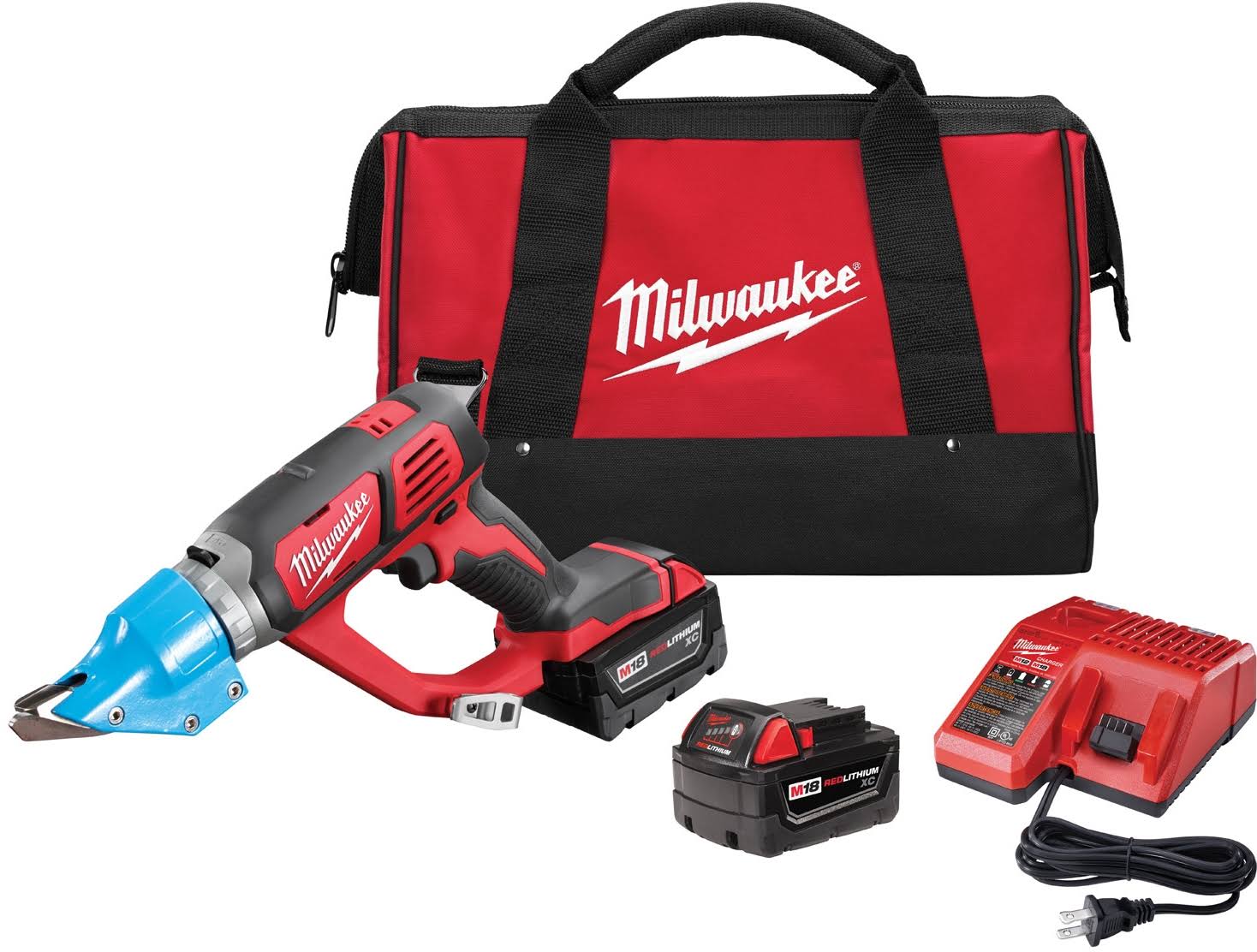 Milwaukee 263622 M18 Cordless 14 Gauge Double Cut Shear Kit itusts