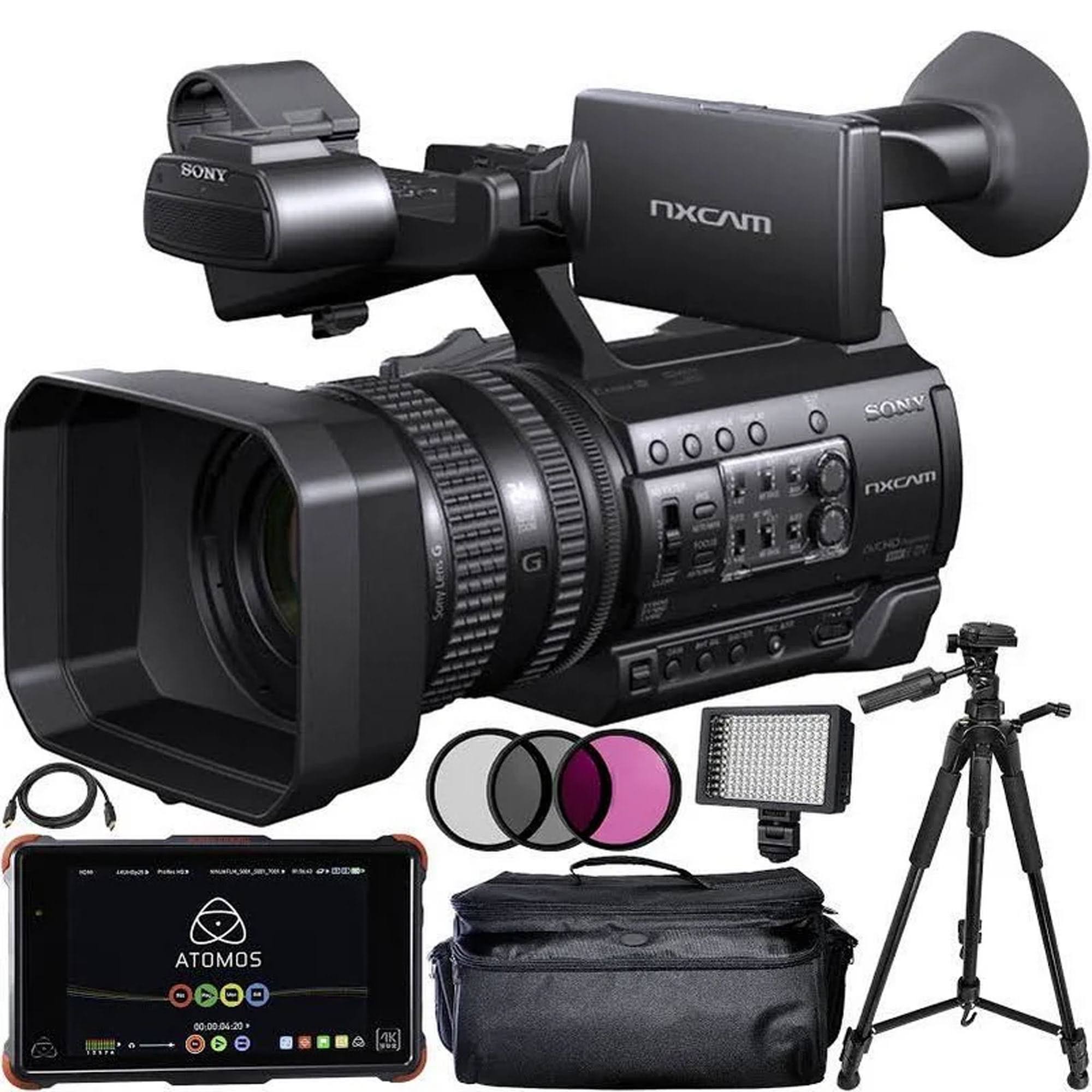 Sony HXRNX100 HD NXCAM Camcorder + Accessory Bundle atttf
