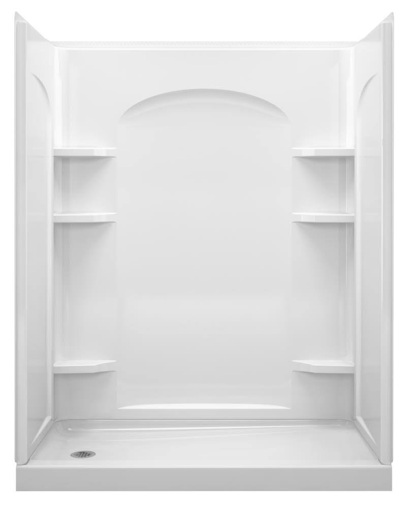 Sterling by Kohler Ensemble Curved Shower Kit with Right Hand Drain