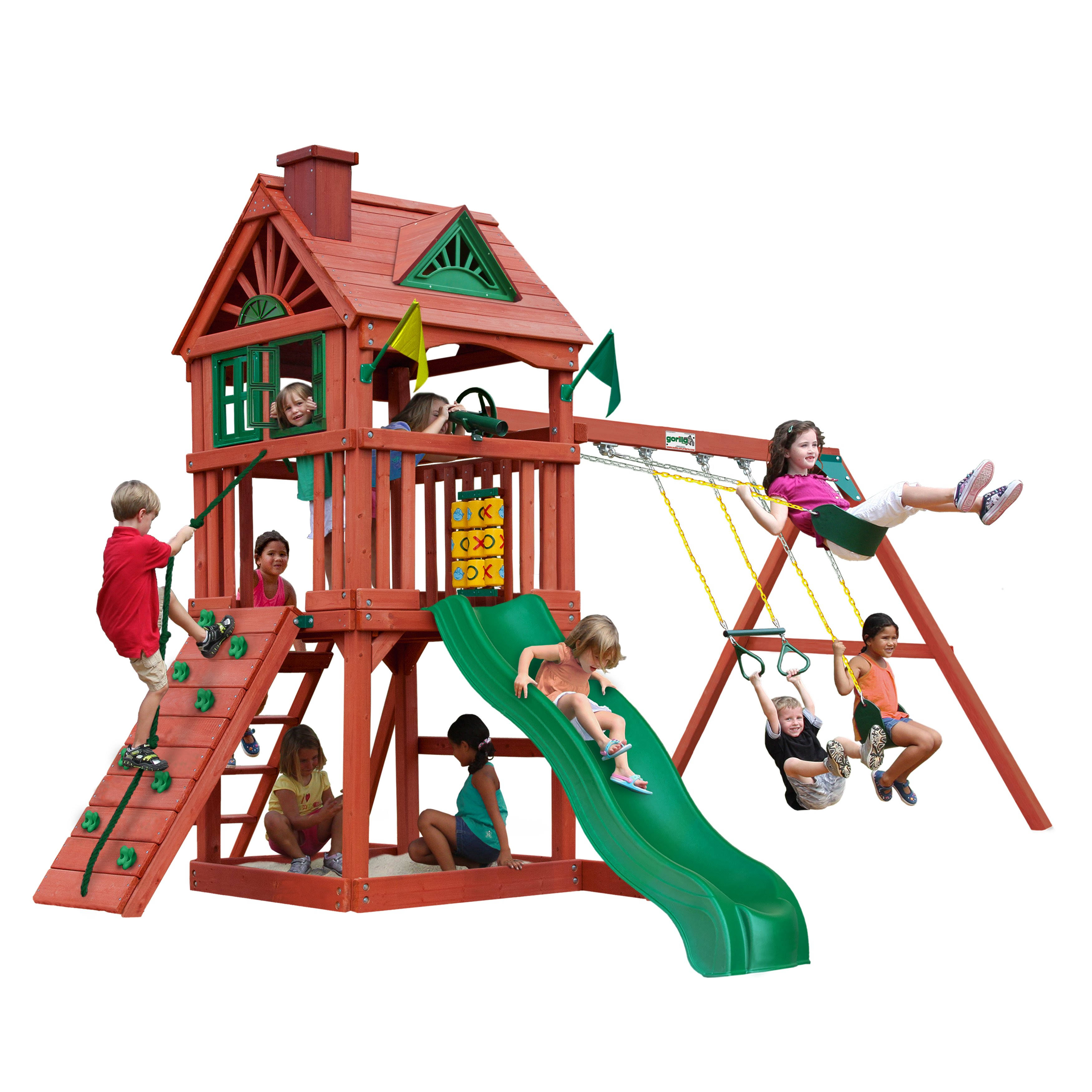 Gorilla Playsets Nantucket Swing Set Playground system atttf