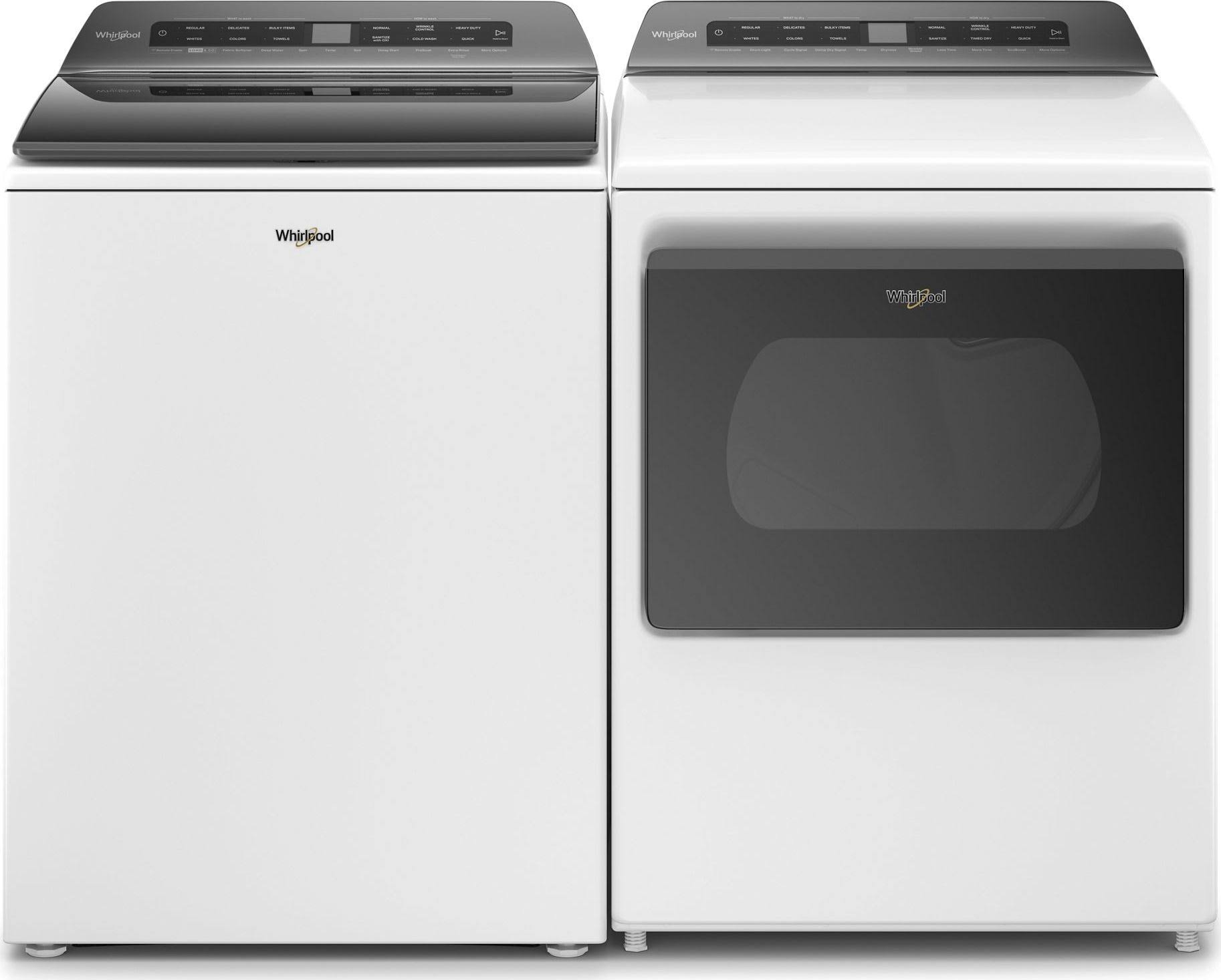 Whirlpool WED6120HW 7.4 Cu. ft. Smart Capable Top Load Electric Dryer White itusts