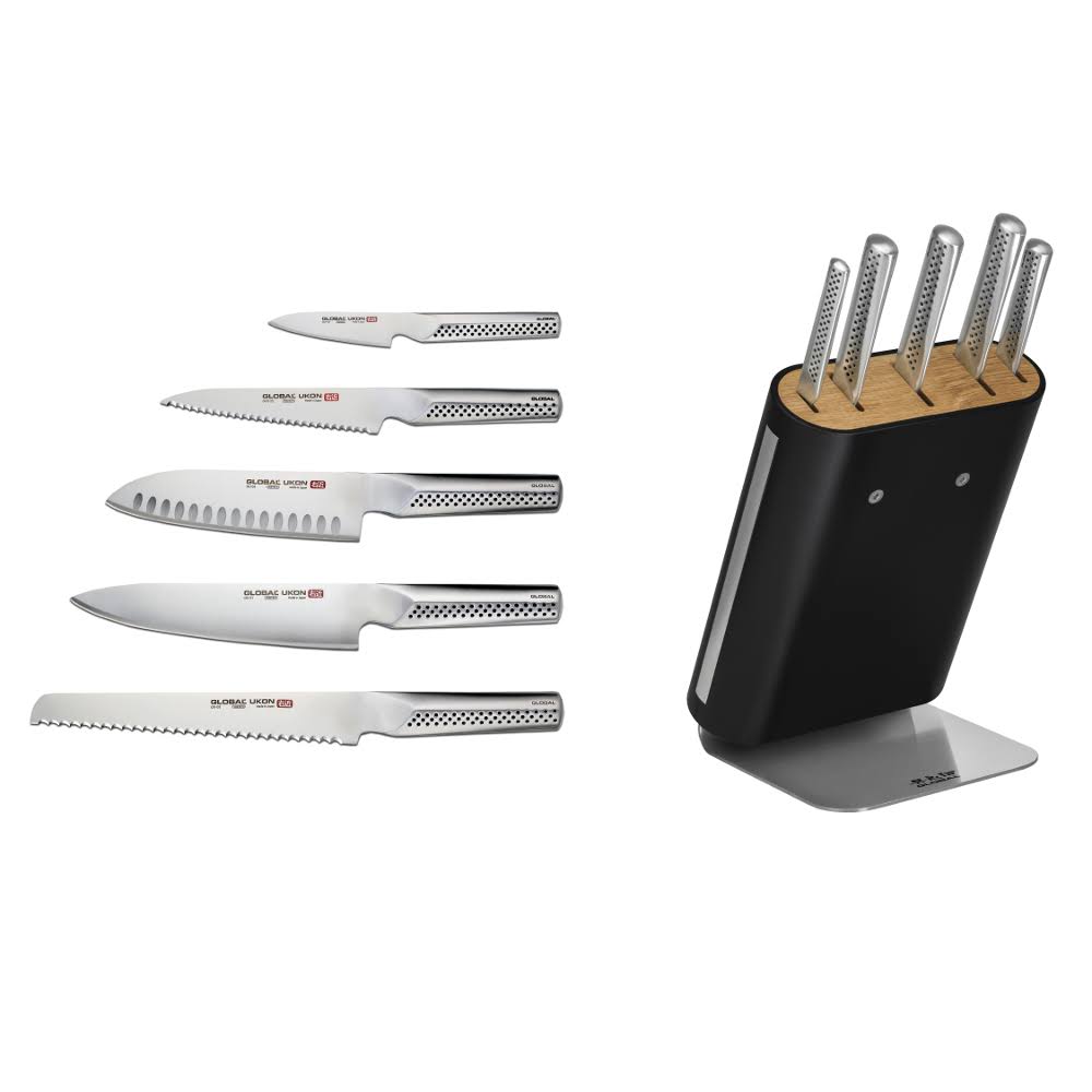 Global 6 Piece Ukon Knife Block Set itusts