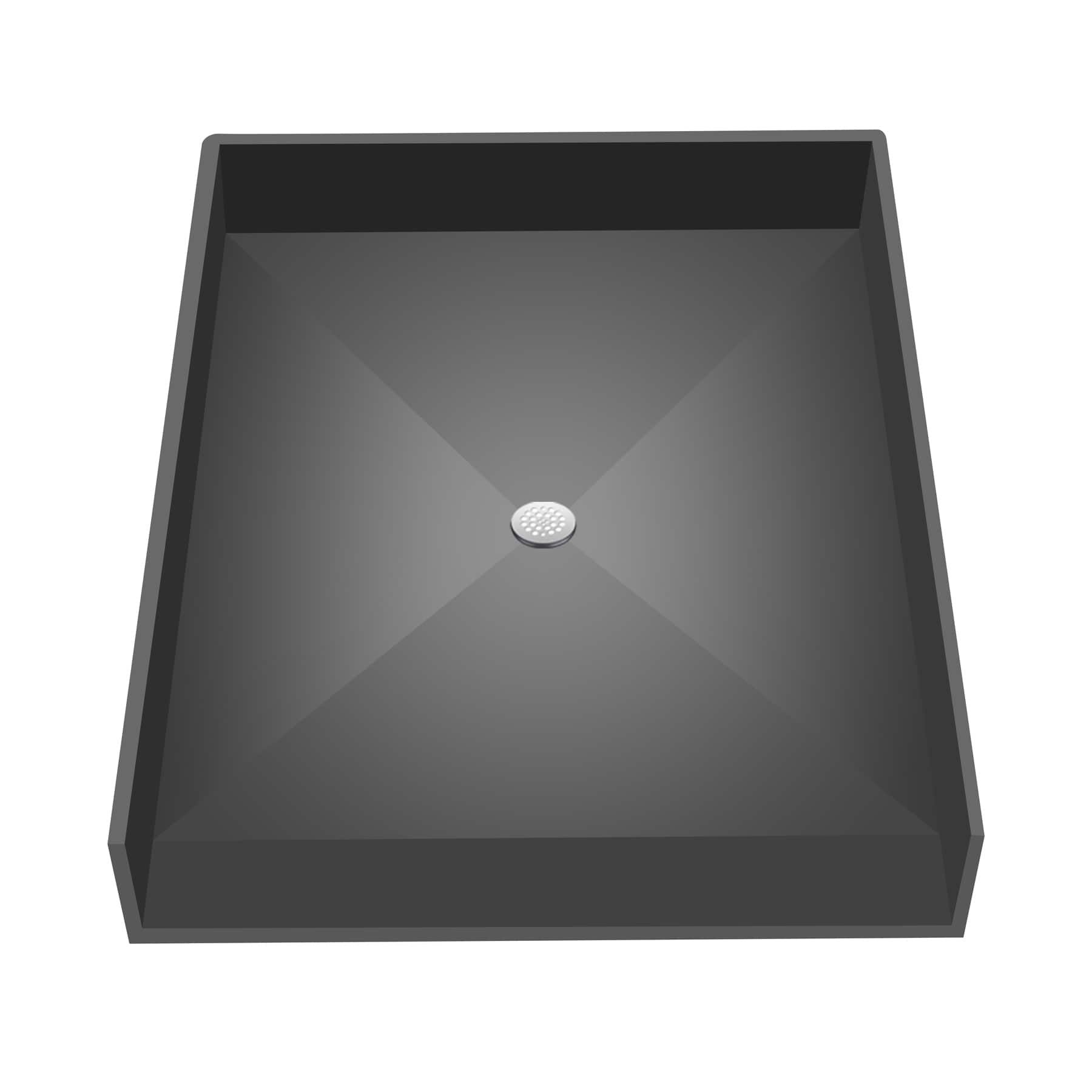 Tile Redi 4438CBFPVC BarrierFree Shower Pan,center Drain itusts