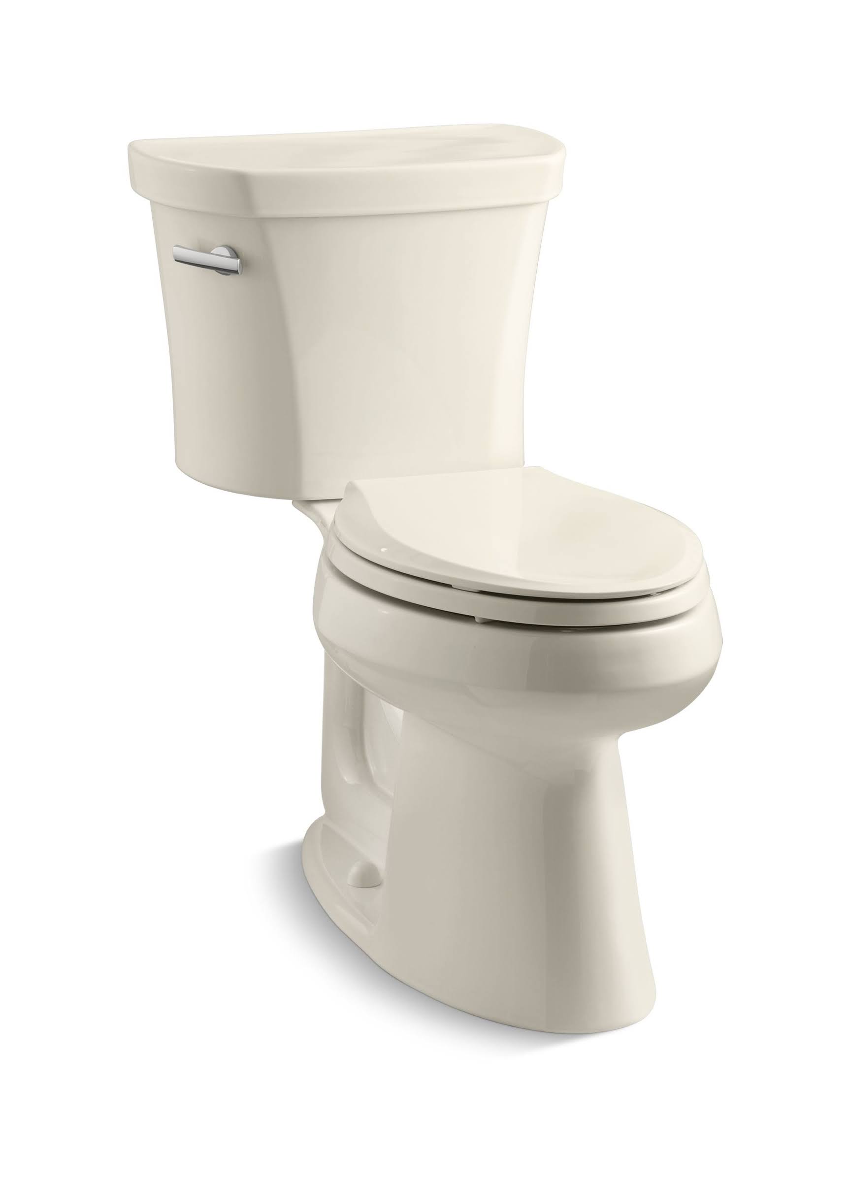 Kohler K-3949-47 Highline 1.28 GPF Elongated Two-Piece Toilet Finish ...