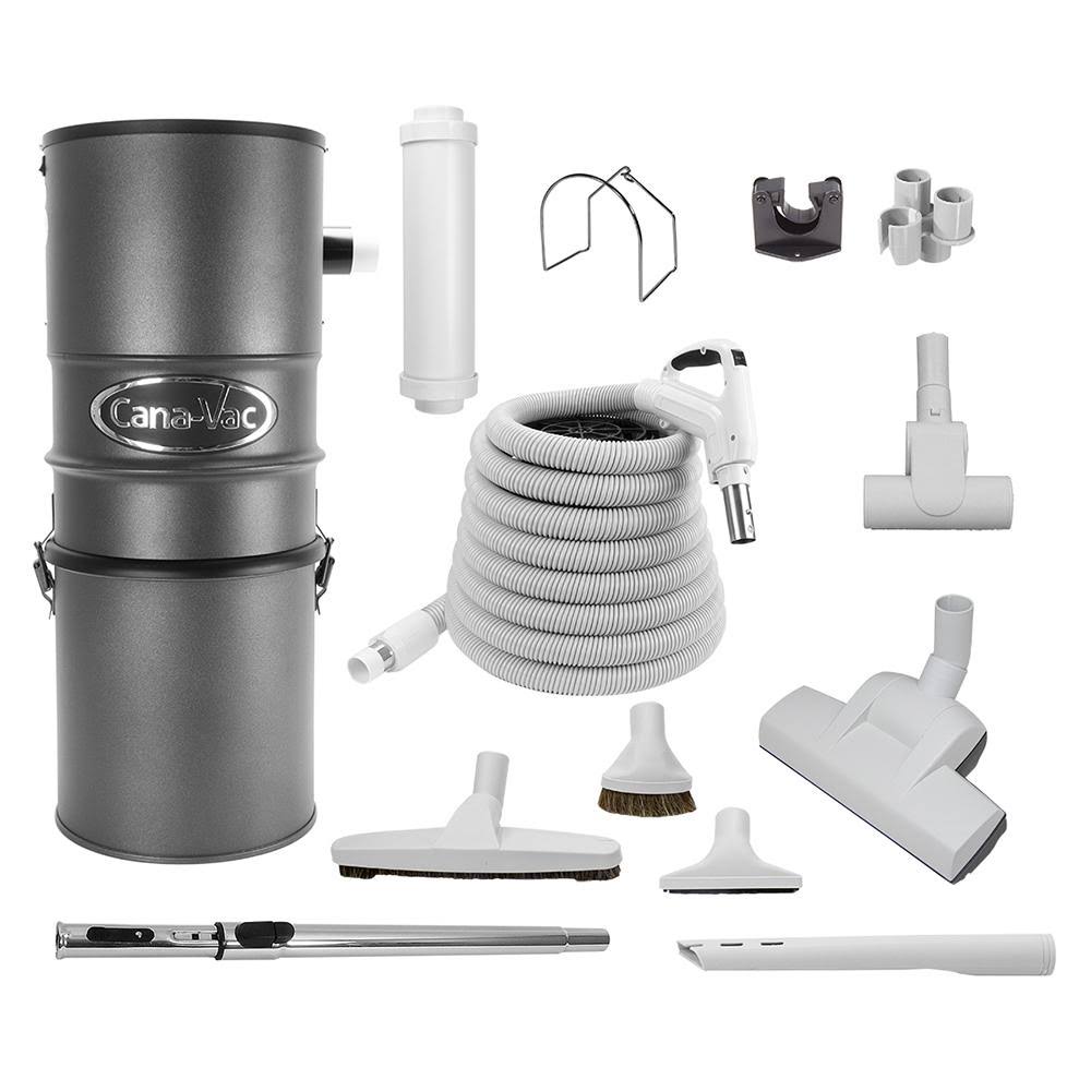 Canavac Central Vacuum Package for Hard Floor Surface Cleaning itusts
