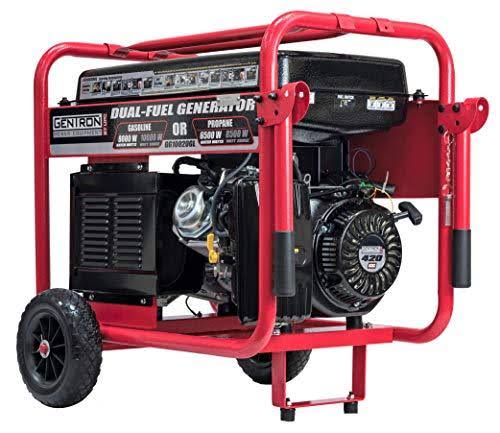 Gentron 10,000-Watt Dual Propane and Gasoline Powered Electric Start ...