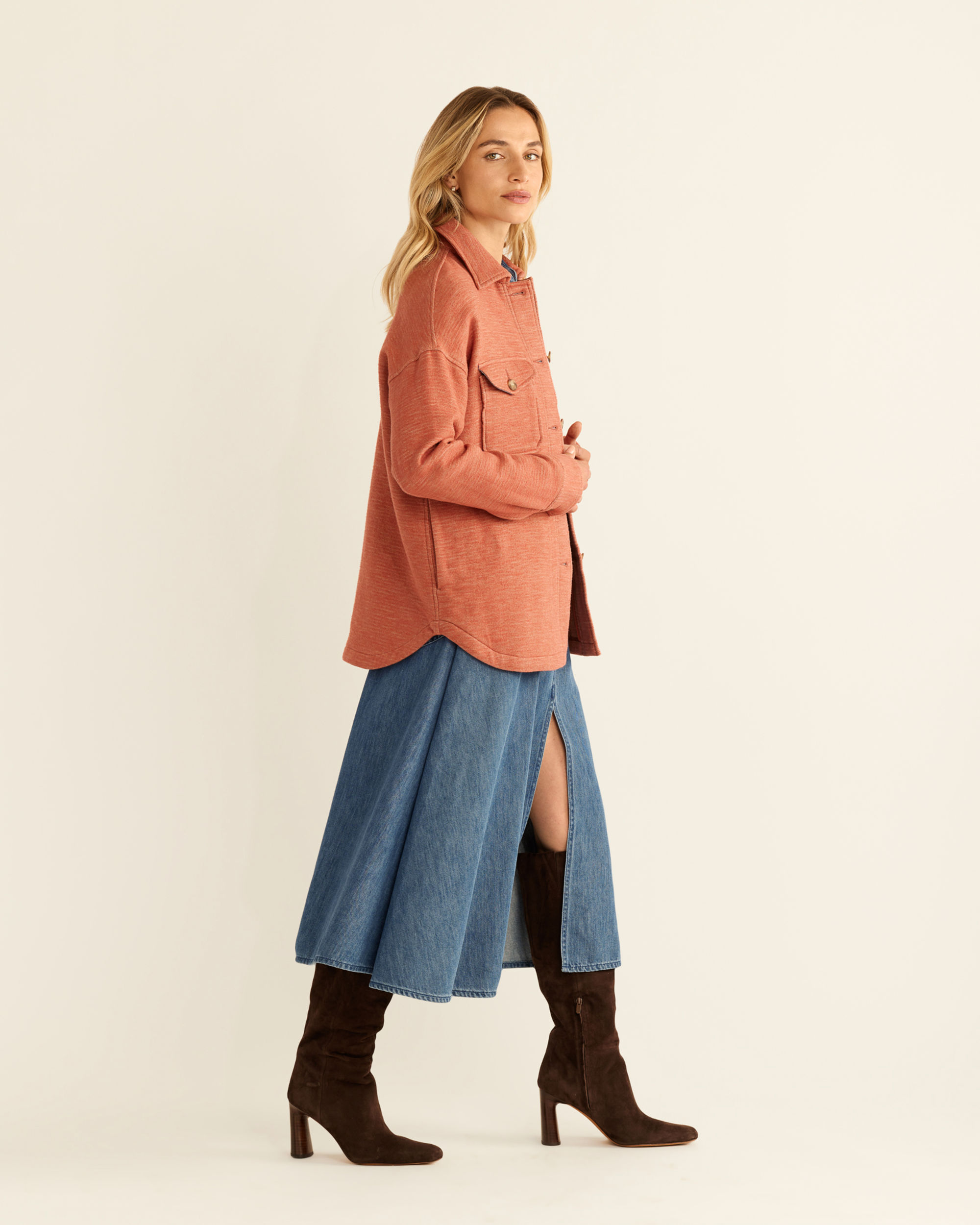WOMENS DOUBLESOFT SHIRT JACKET