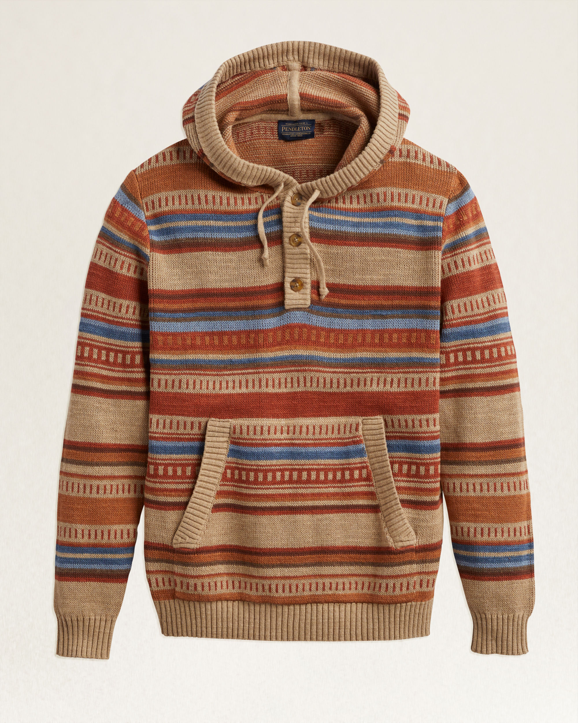 MEN'S MEDALLION COTTON HOODIE