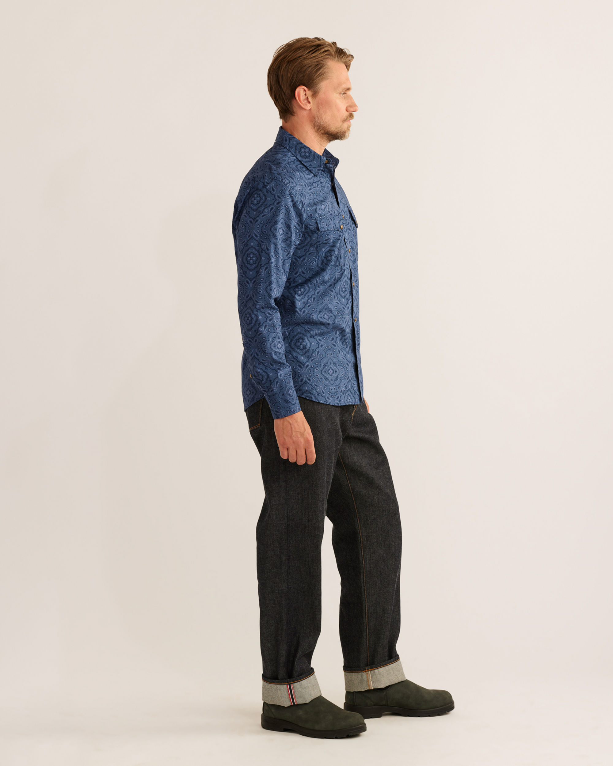 MEN'S LONG-SLEEVE LARAMIE SNAP-FRONT SHIRT